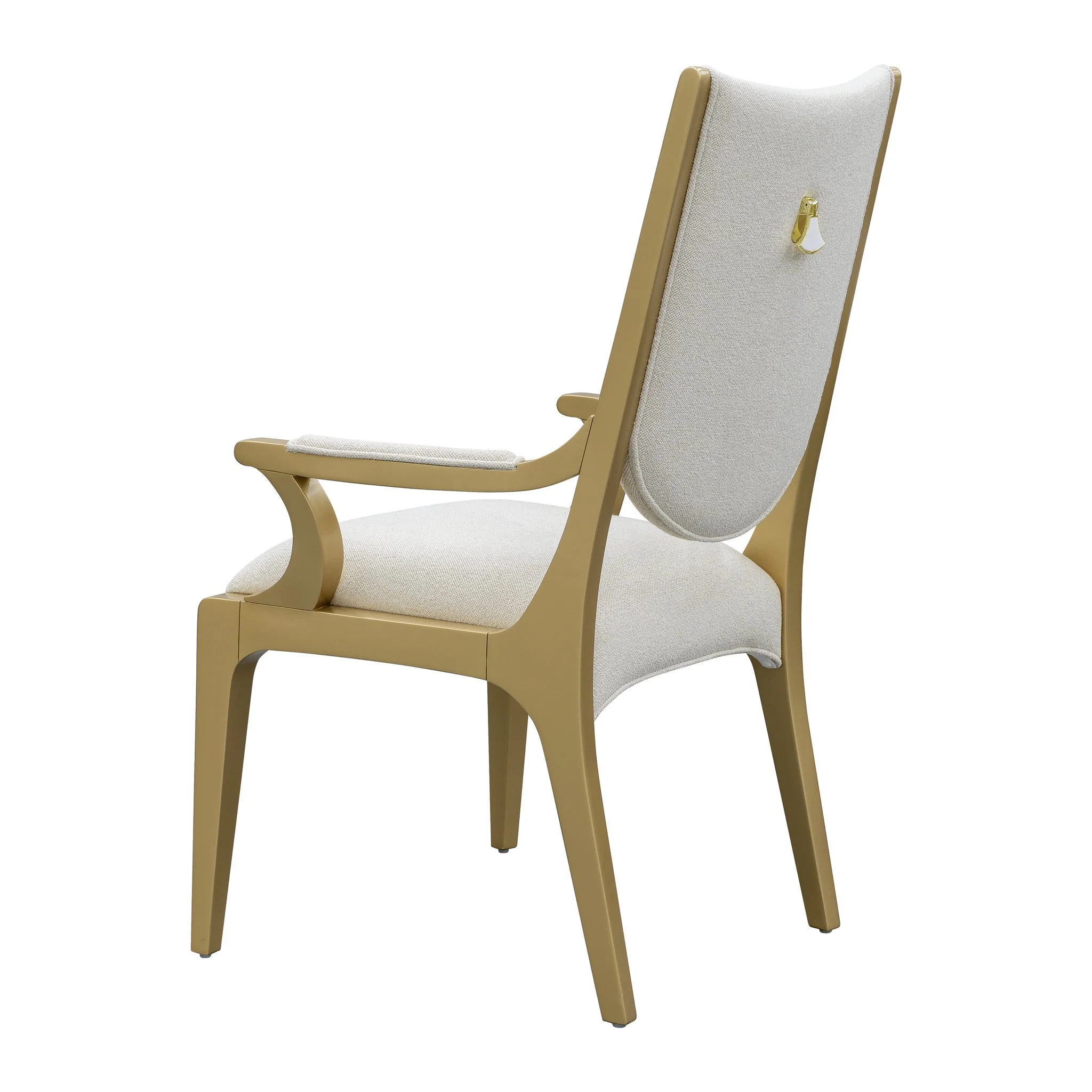 Scotts Square Dining Arm Chair - Light Champagne - Image 6