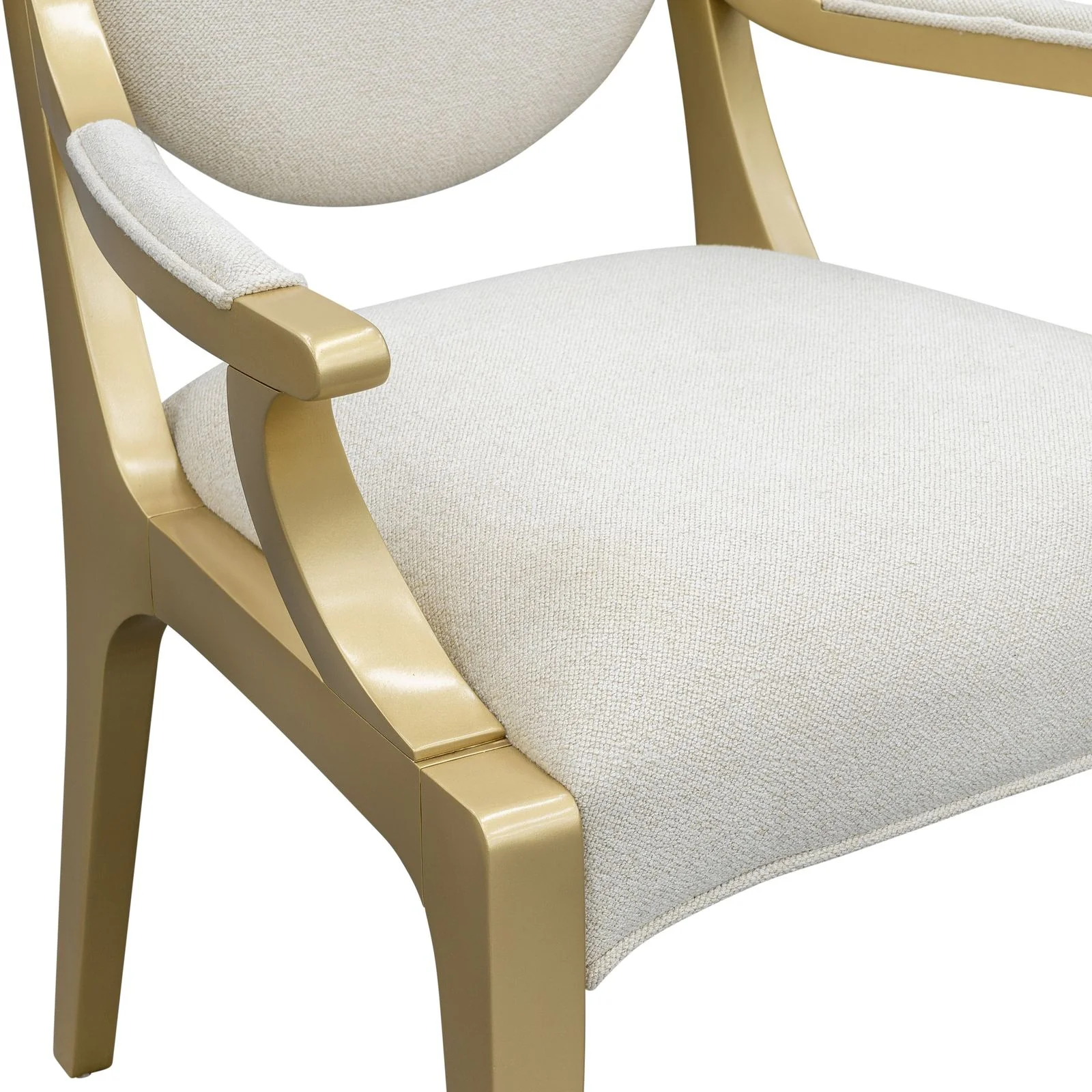 Scotts Square Dining Arm Chair - Light Champagne - Image 8