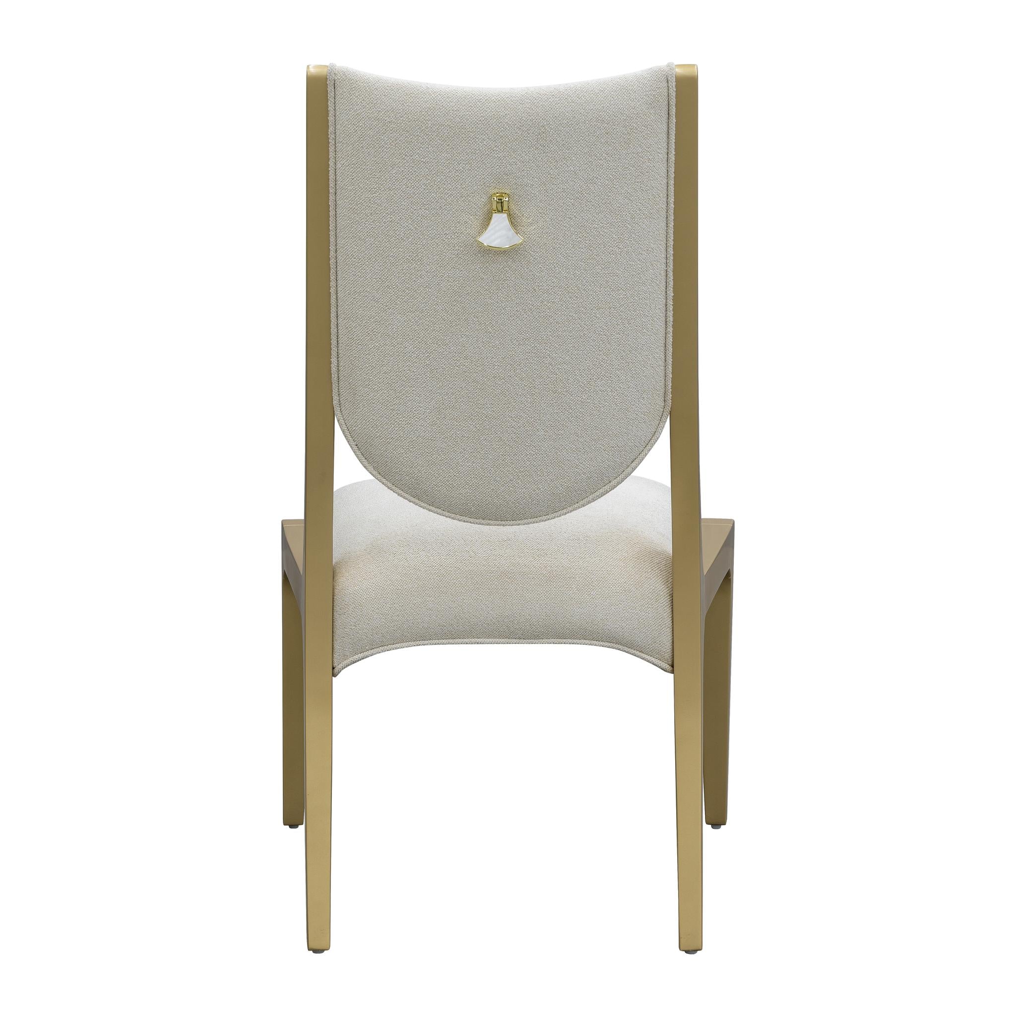 Scotts Square Dining Side Chair - Light Champagne - Image 5