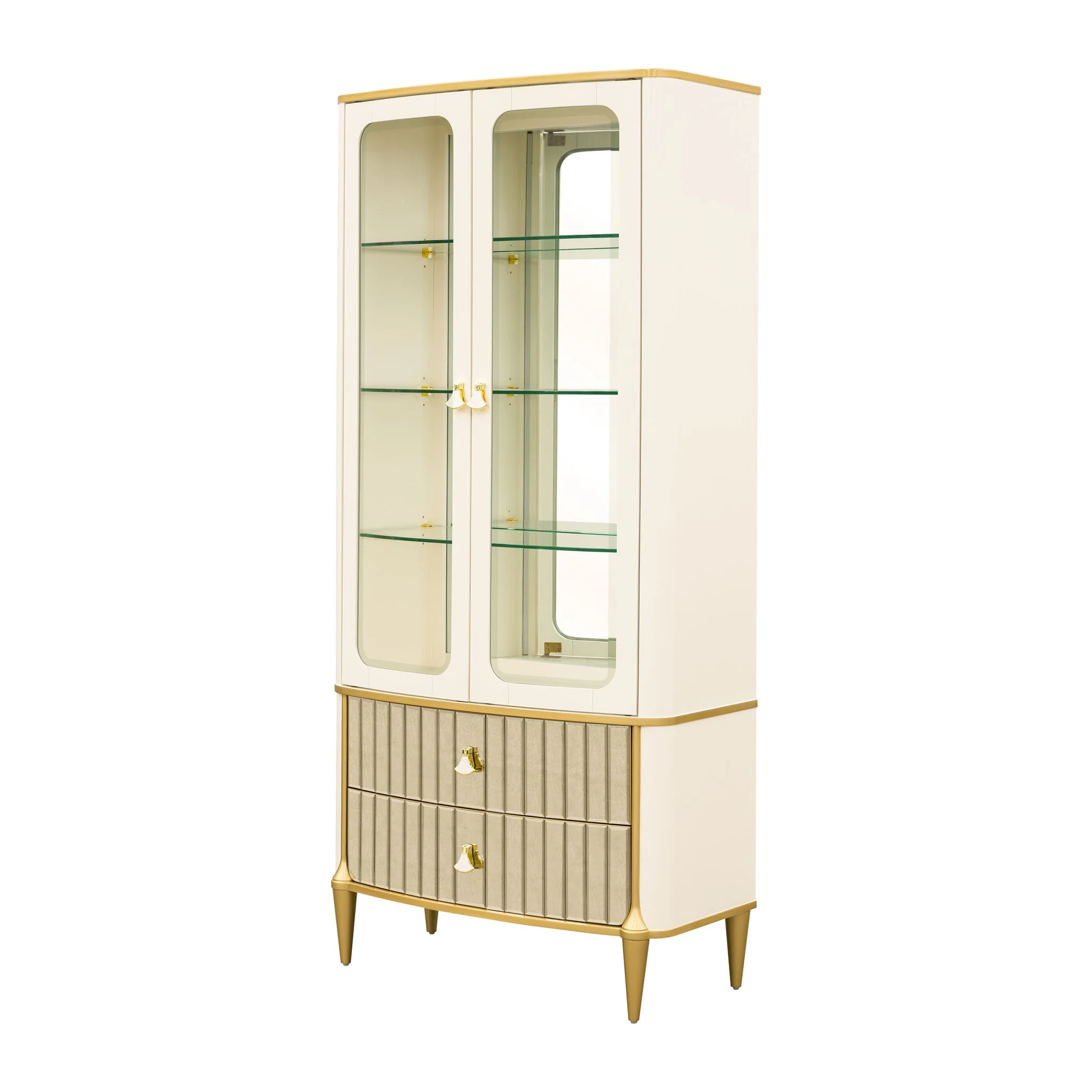 Scotts Square Display Cabinet - Light Champagne - Image 11