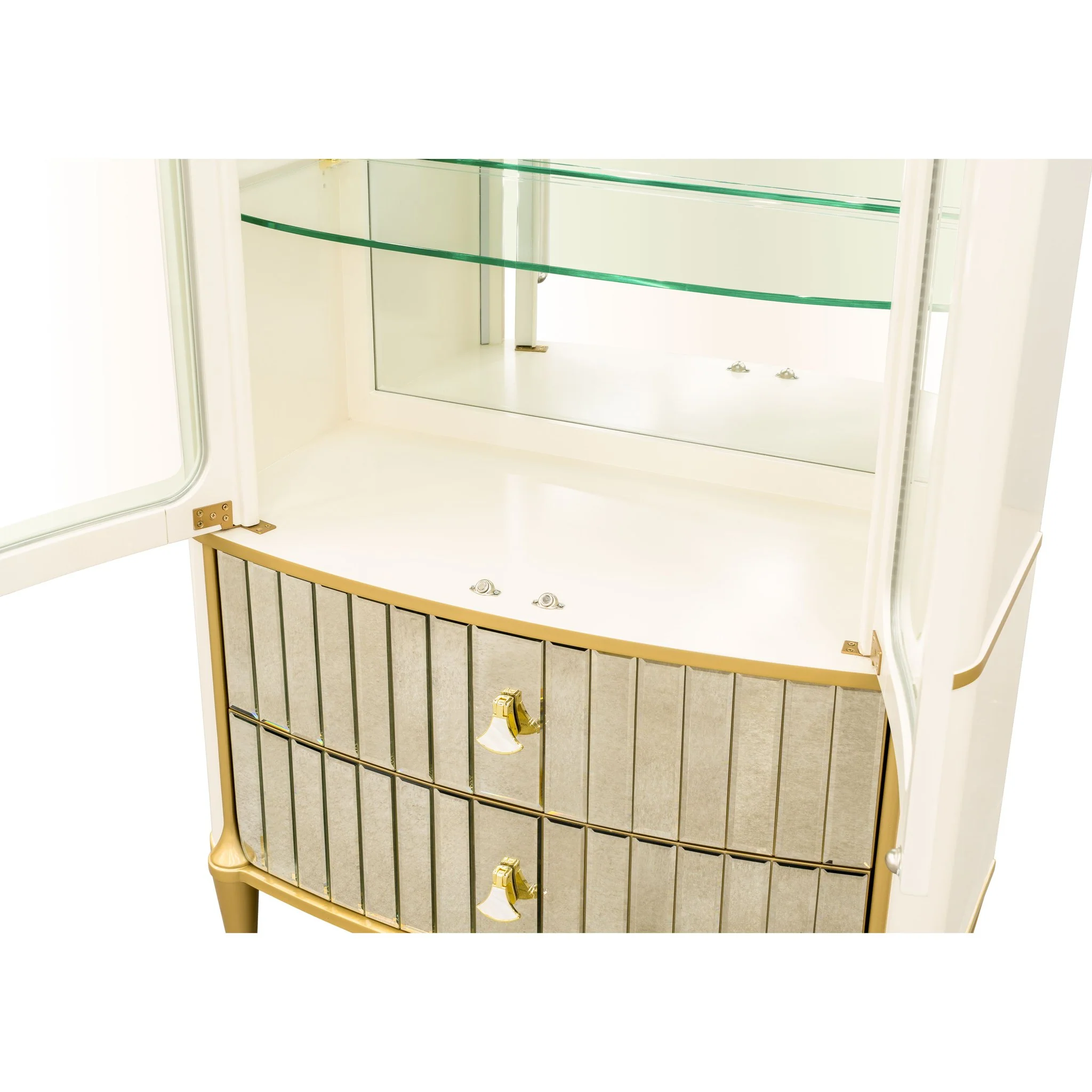 Scotts Square Display Cabinet - Light Champagne - Image 8