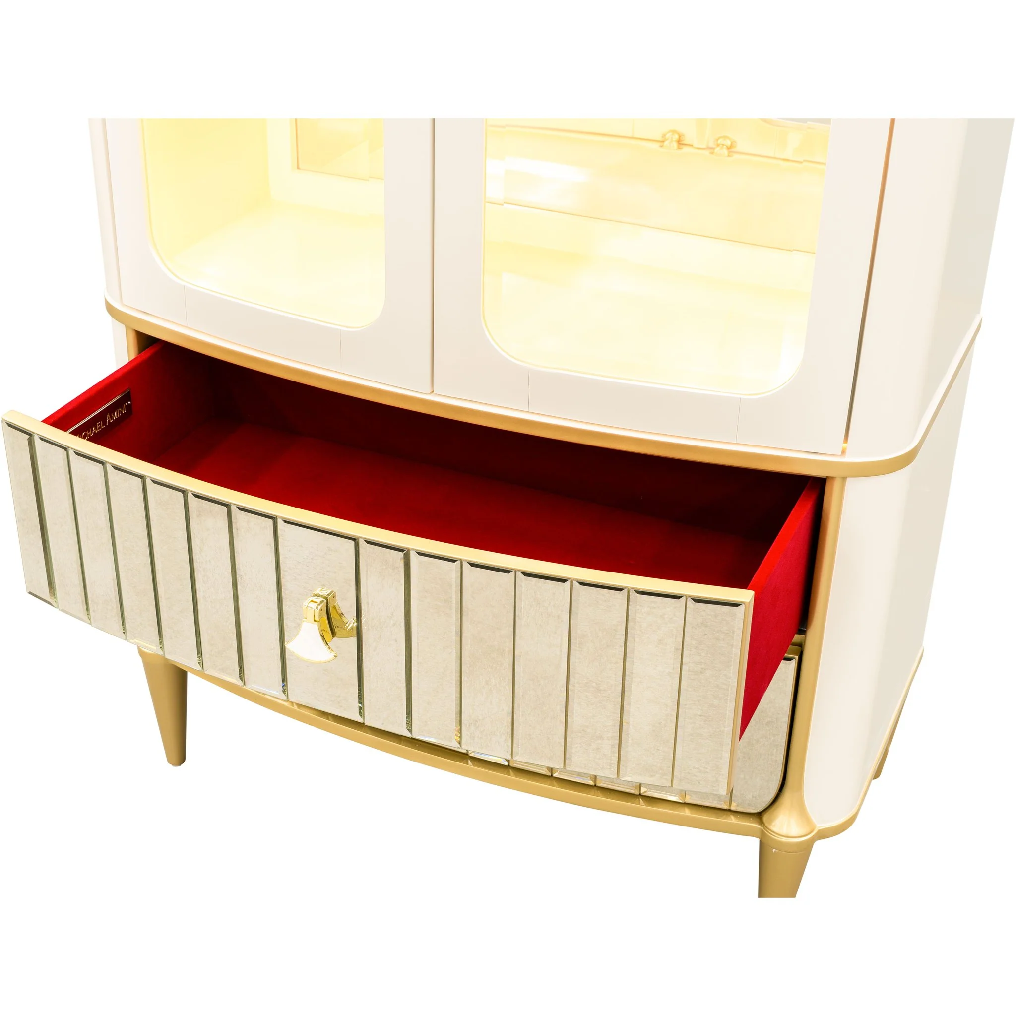 Scotts Square Display Cabinet - Light Champagne - Image 9