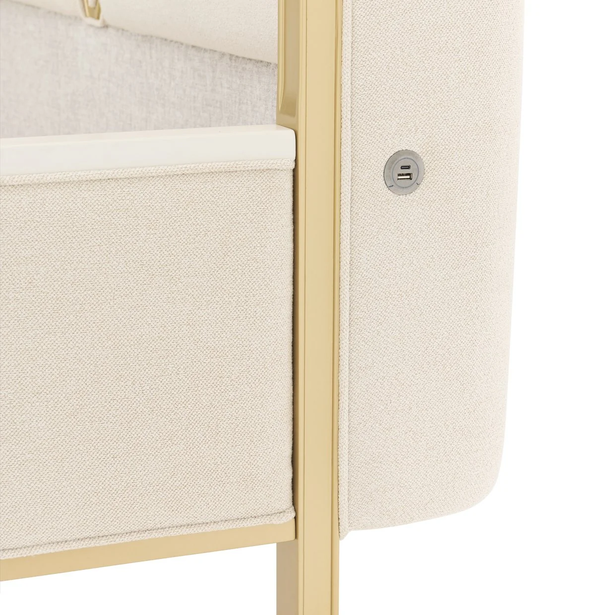Scotts Square Eastern King Bed - Light Champagne - Image 7