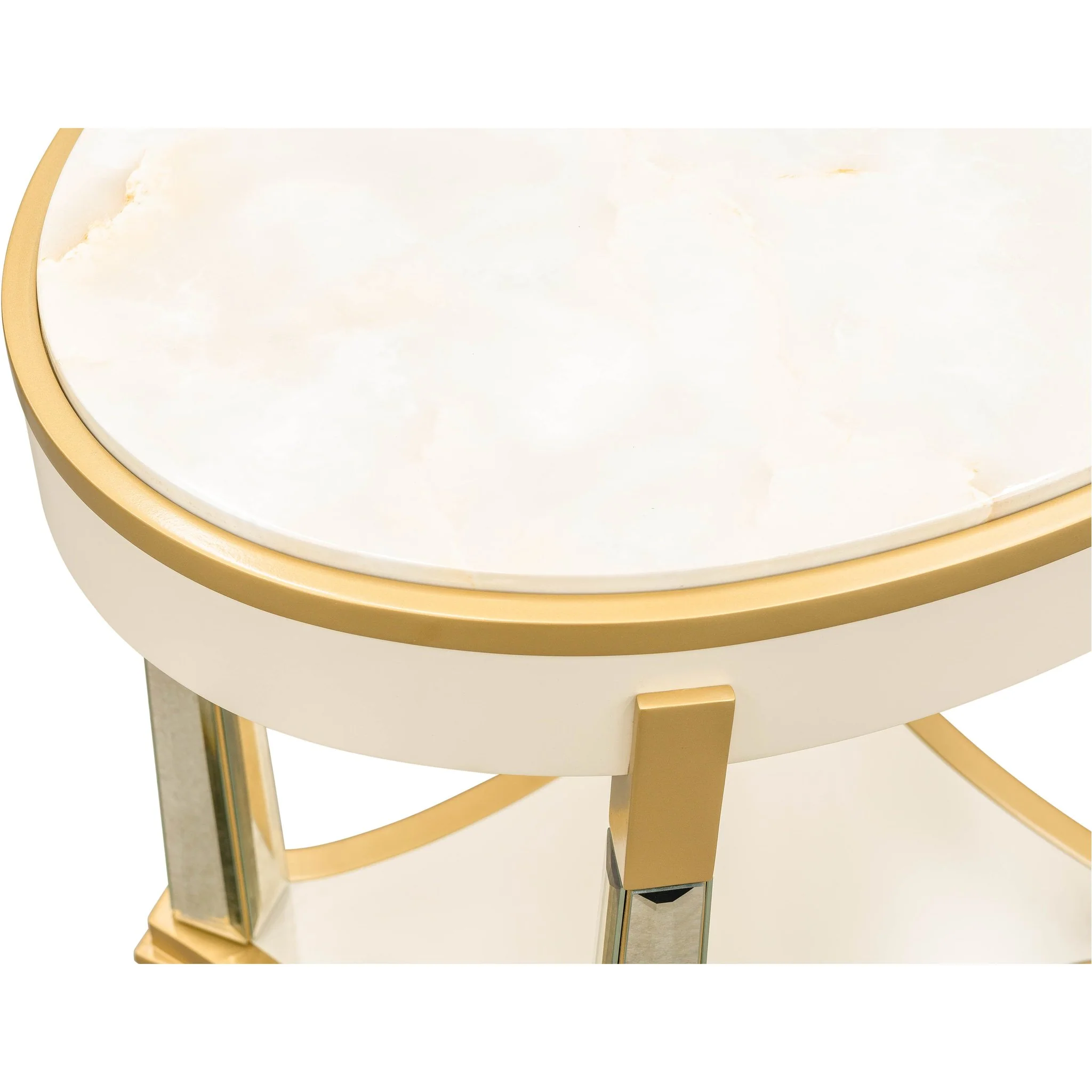 Scotts Square End Table - Light Champagne - Image 4