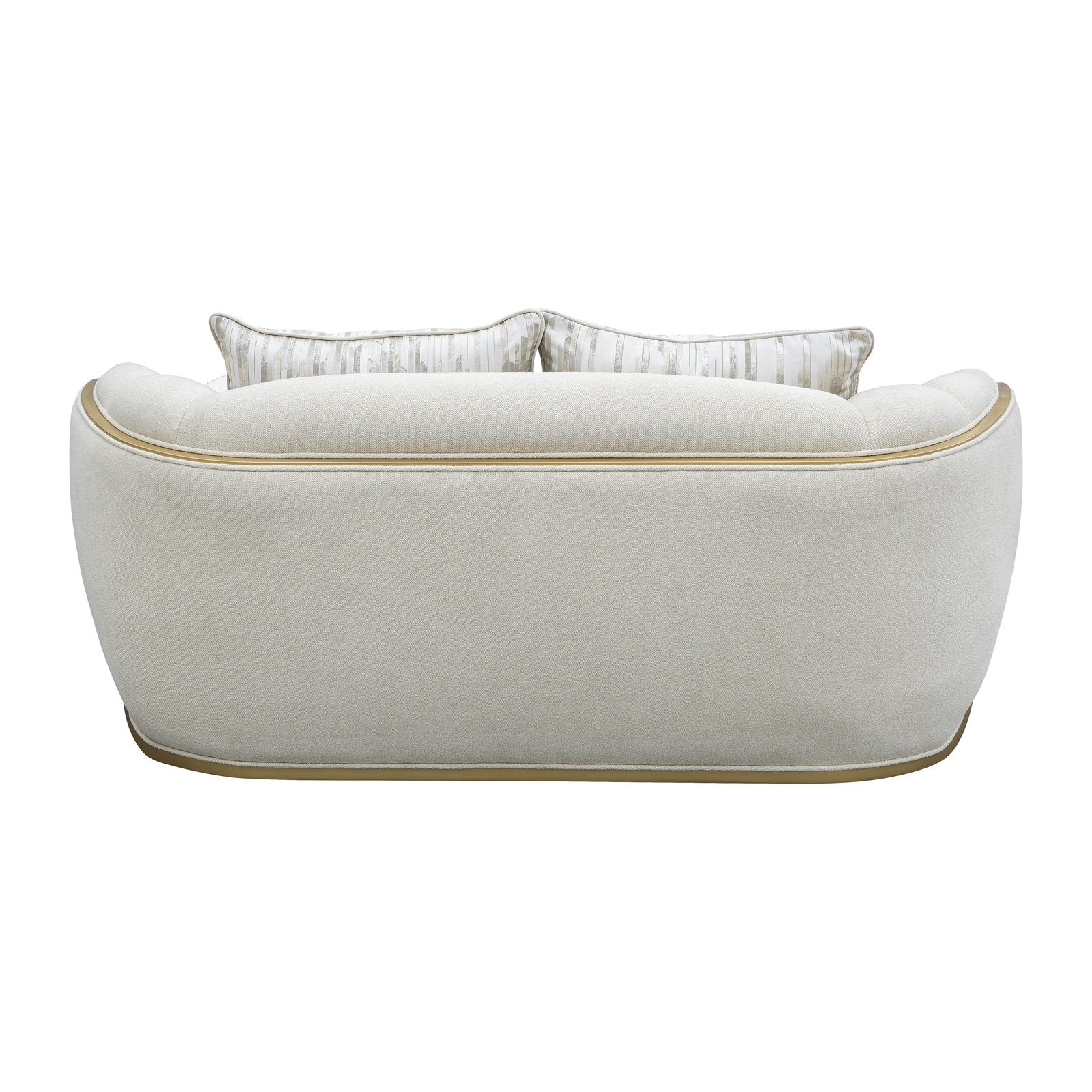 Scotts Square Loveseat - Cornsilk/Light Champagne - Image 5