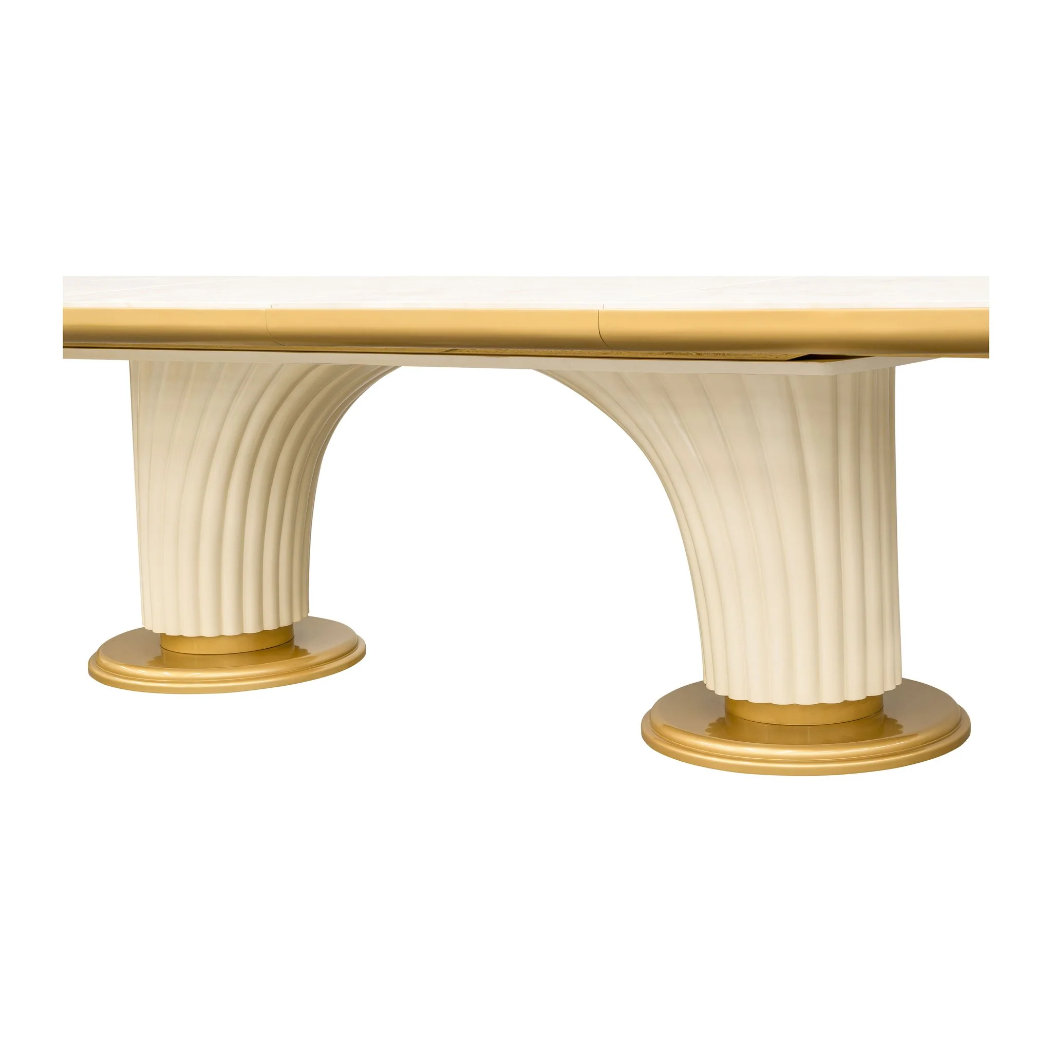 Scotts Square Oval Dining Table - Light Champagne - Image 3