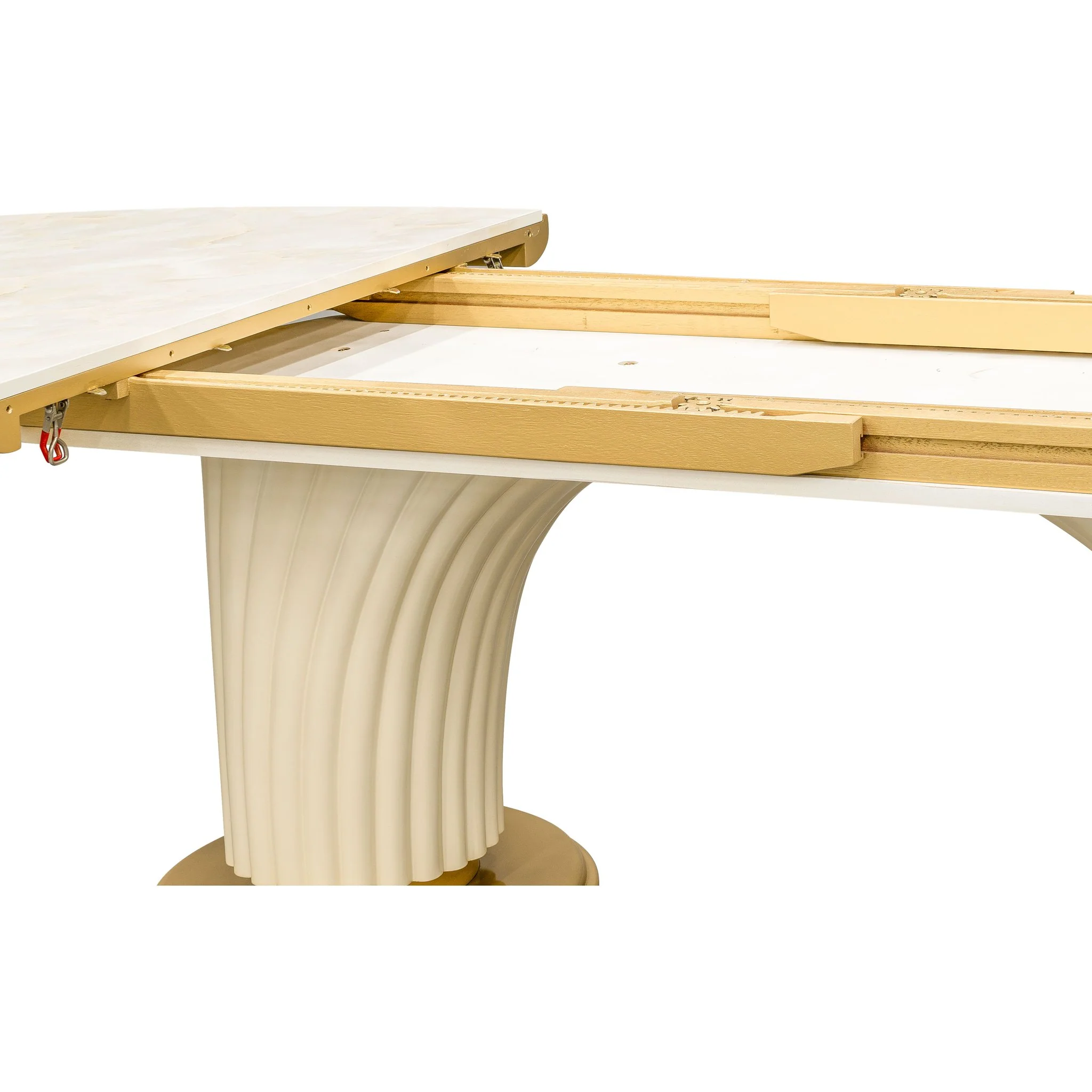 Scotts Square Oval Dining Table - Light Champagne - Image 7
