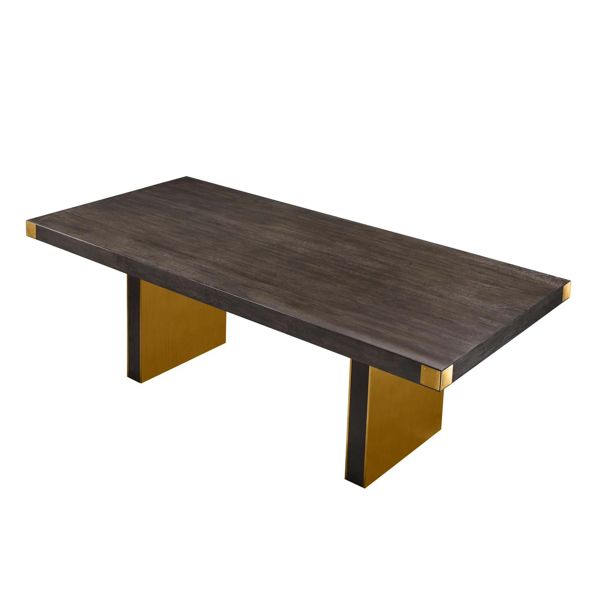 Selena Chocolate Brown Ash Dining Table - Image 6