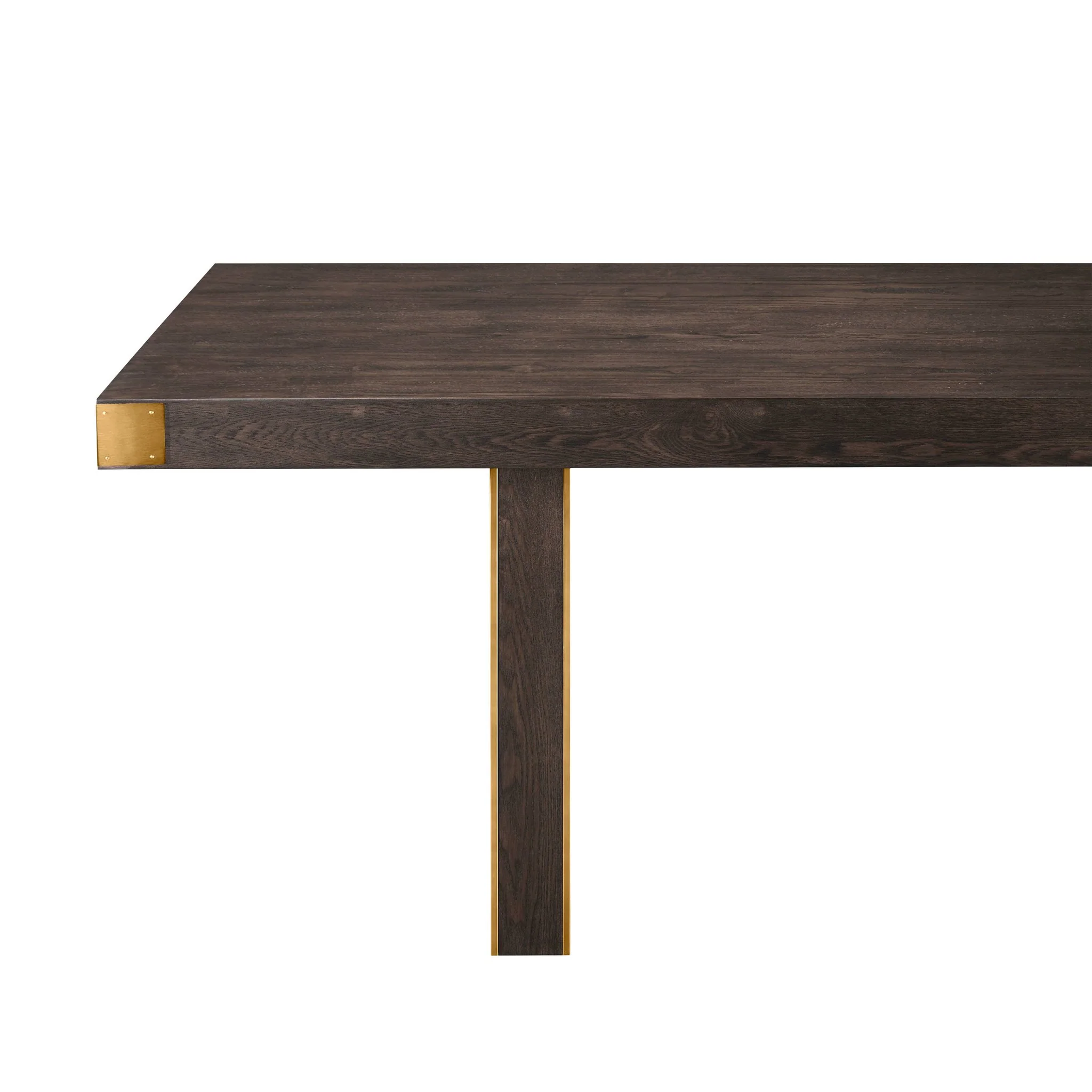 Selena Chocolate Brown Ash Dining Table - Image 7