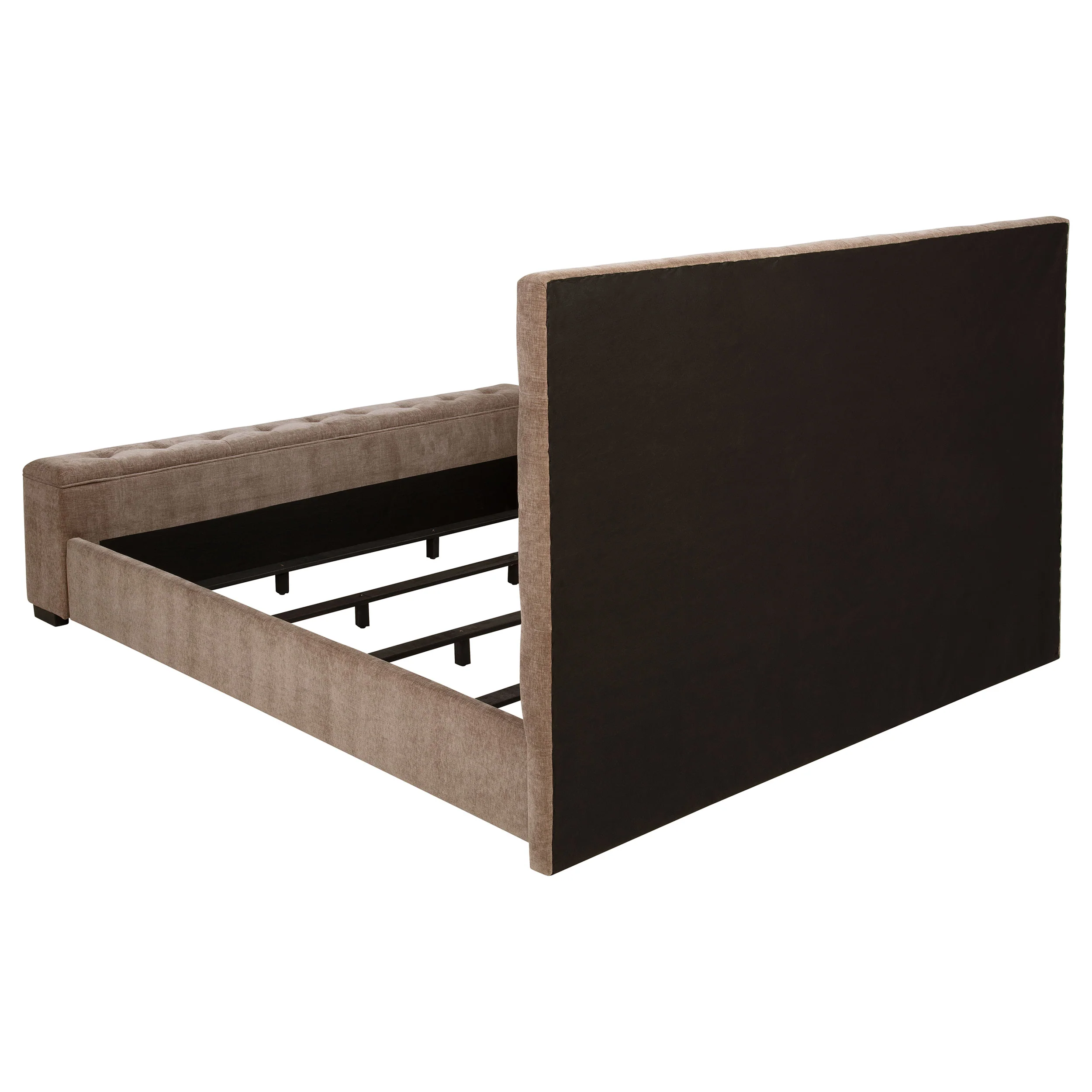 Senna Panel Bed with Bluetooth Speaker and Flame Visualizer - Image 17