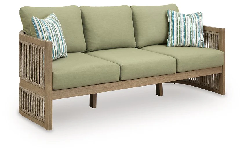Serena Shores Outdoor Sofa with Cushion - Image 5