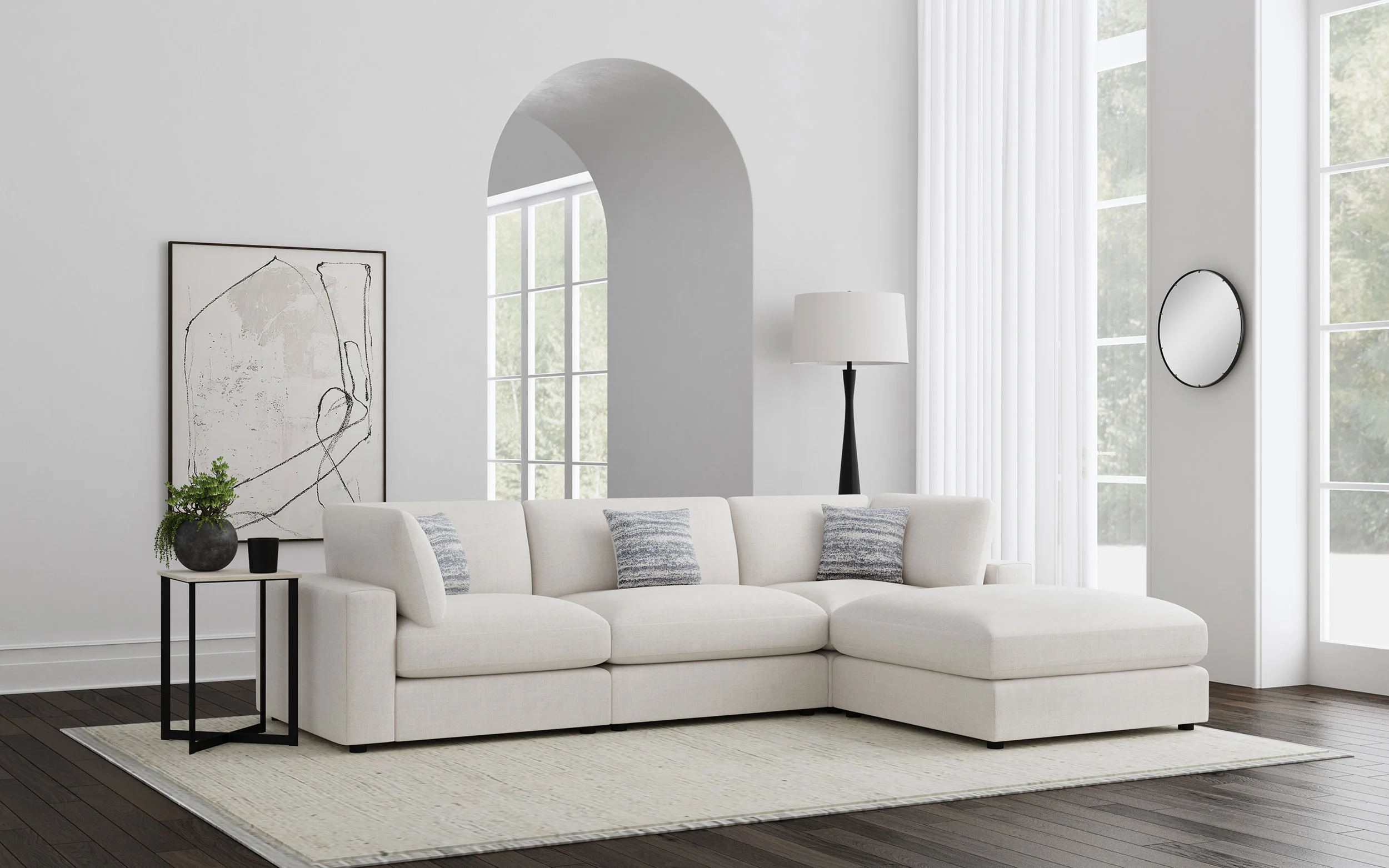 Serene Modular Sectional Sofa - Image 49