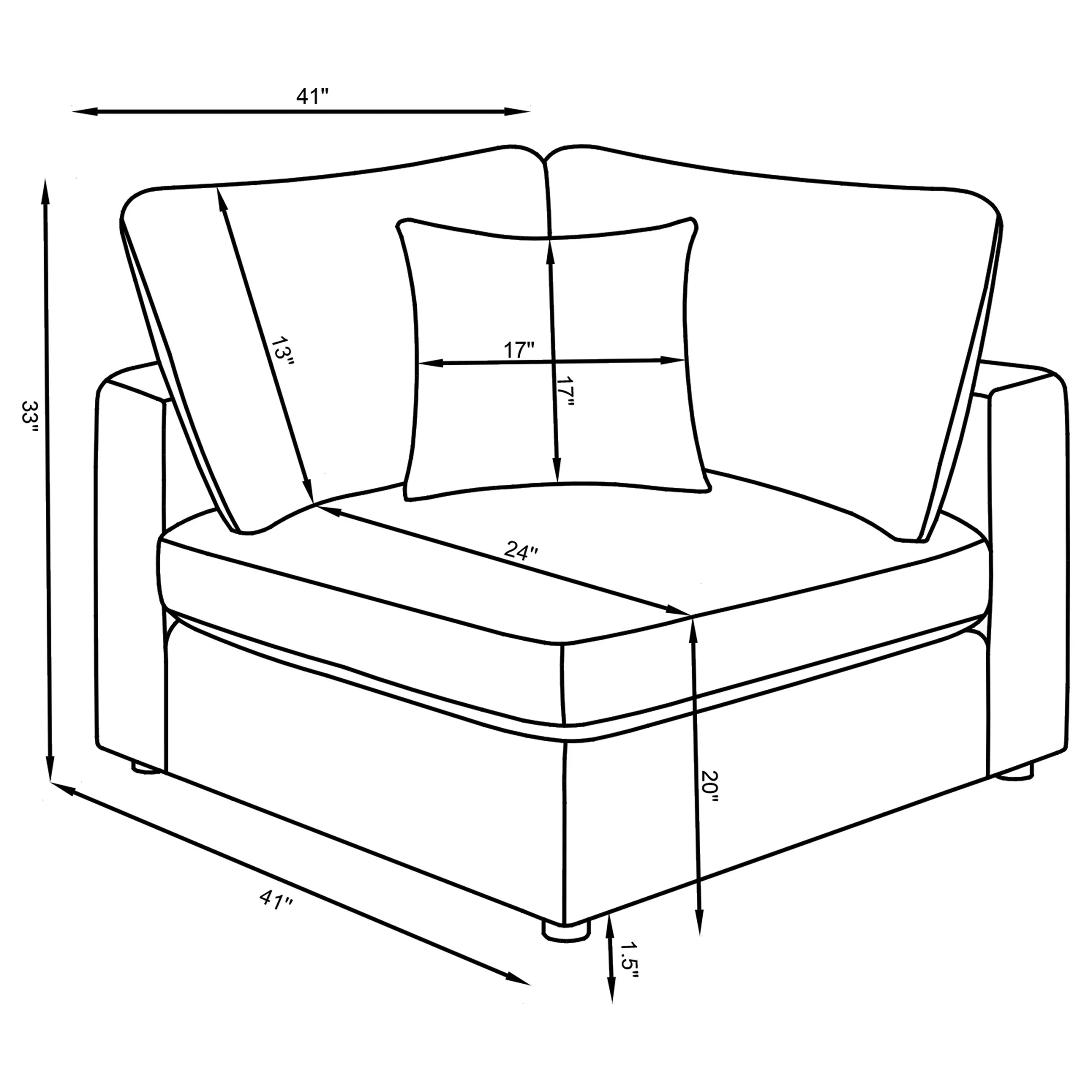 Serene Modular Sectional Sofa - Image 93