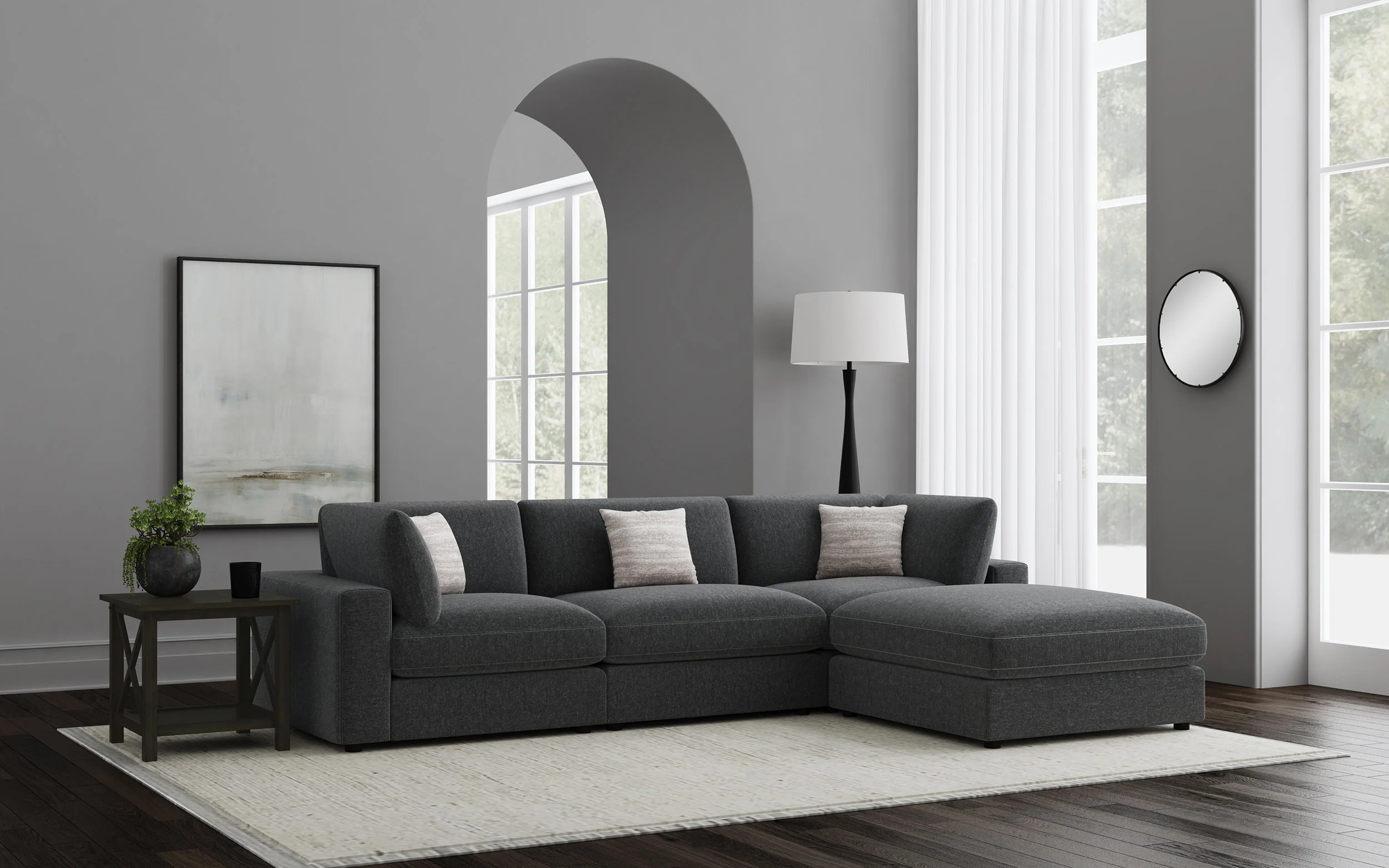 Serene Modular Sectional Sofa - Image 95