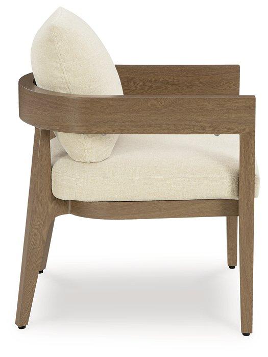 Serene Bay Outdoor Dining Arm Chair with Cushion (Set of 2) - Image 7