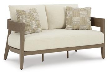 Serene Bay Outdoor Loveseat with Cushion - Image 3