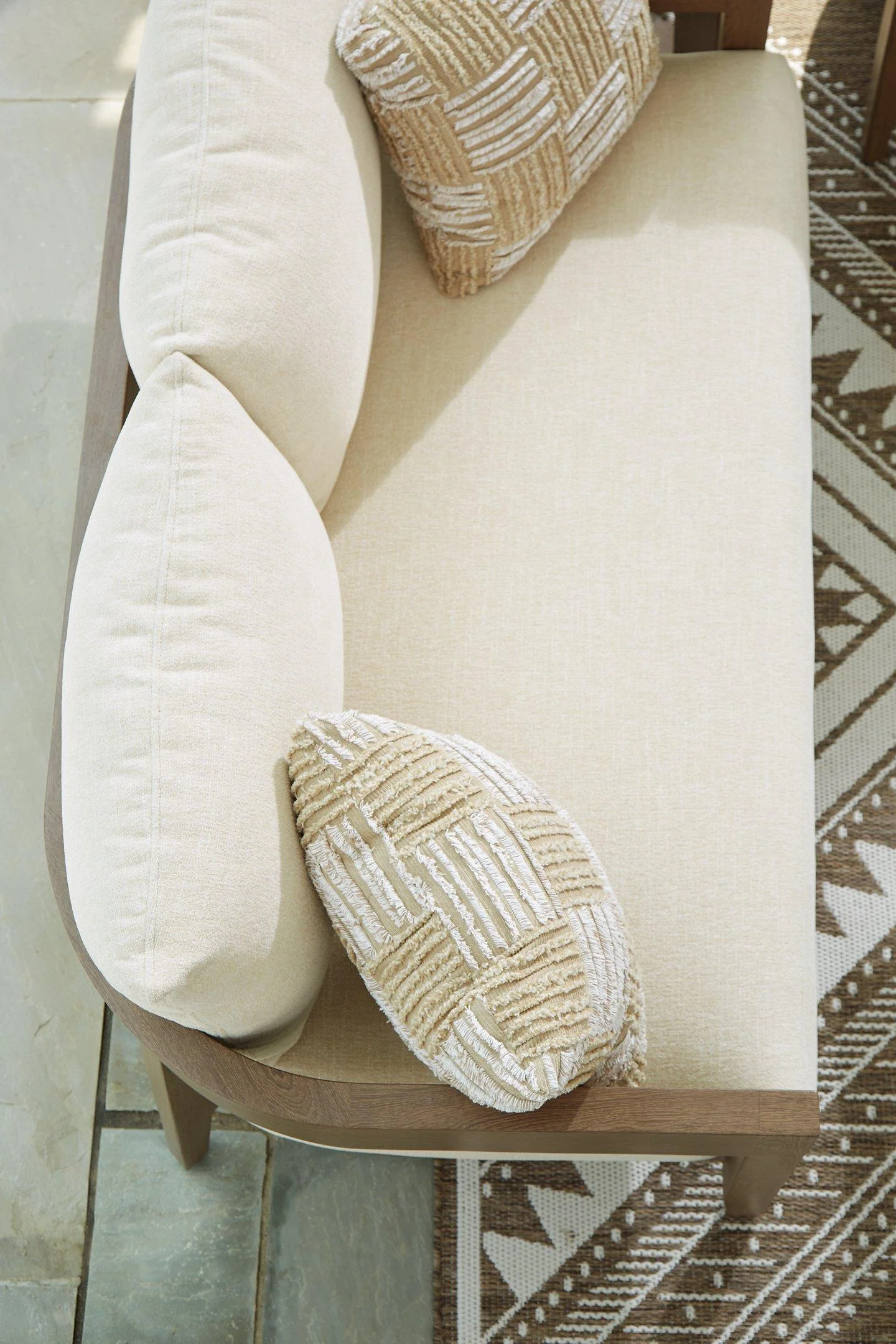 Serene Bay Outdoor Loveseat with Cushion - Image 9