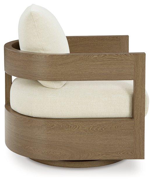 Serene Bay Outdoor Swivel Glider Chair with Cushion - Image 7