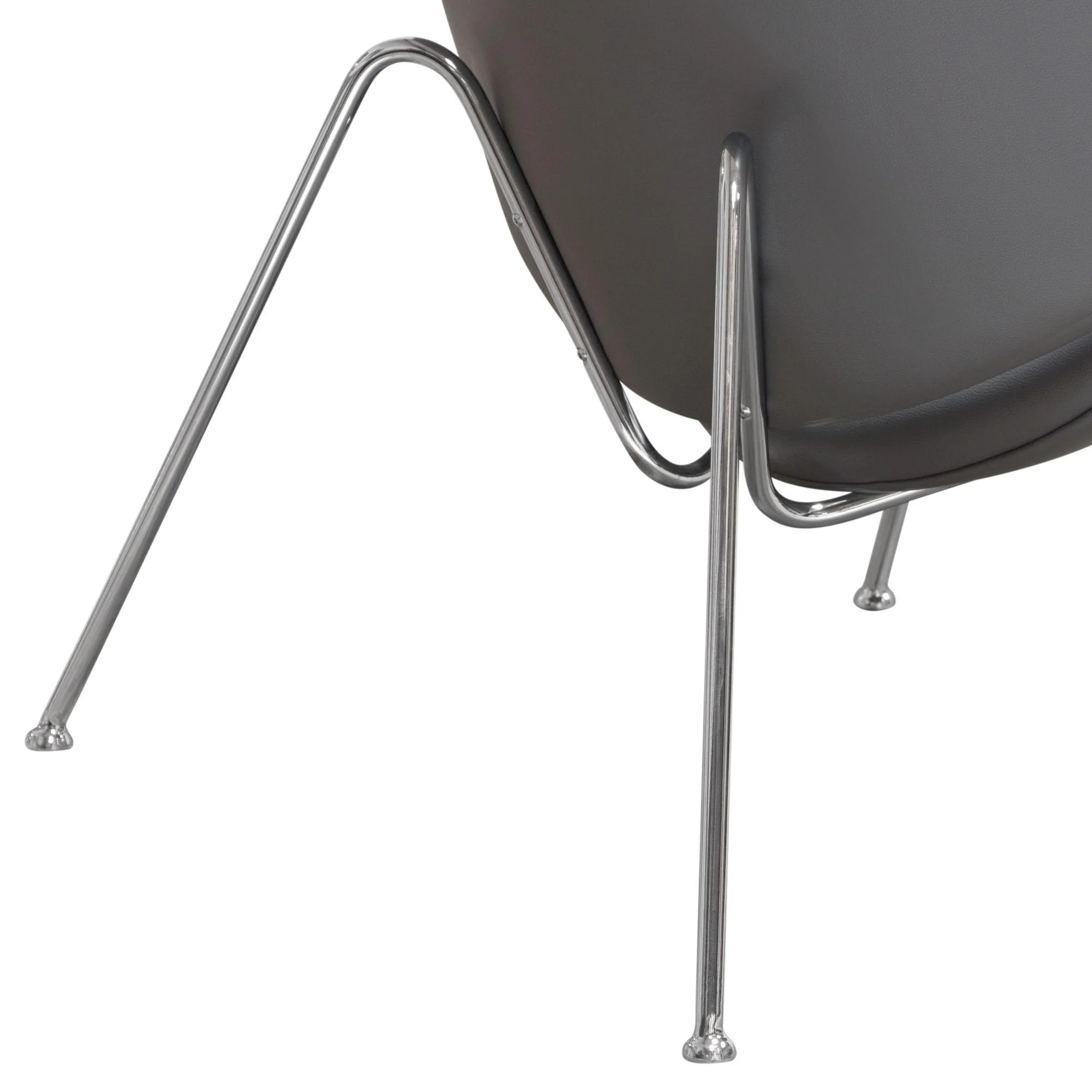 Set of (2) Roxy Accent Chair with Chrome Frame by Diamond Sofa - GREY - Image 7