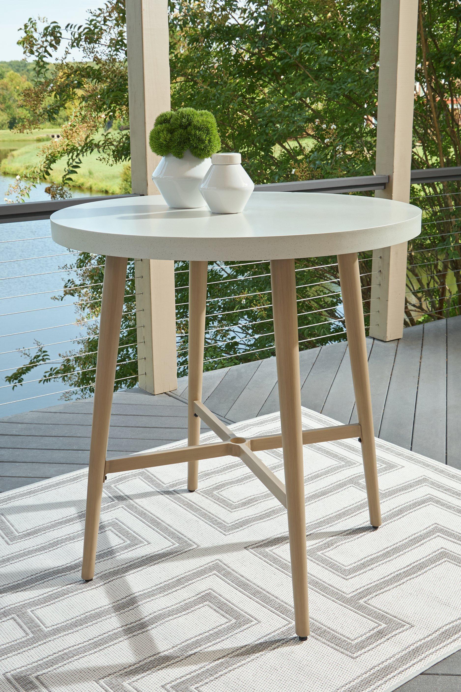 Seton Creek Outdoor Bar Table - Image 2