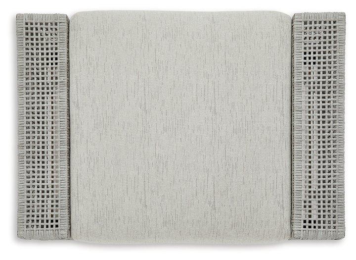 Seton Creek Outdoor Ottoman with Cushion - Image 7