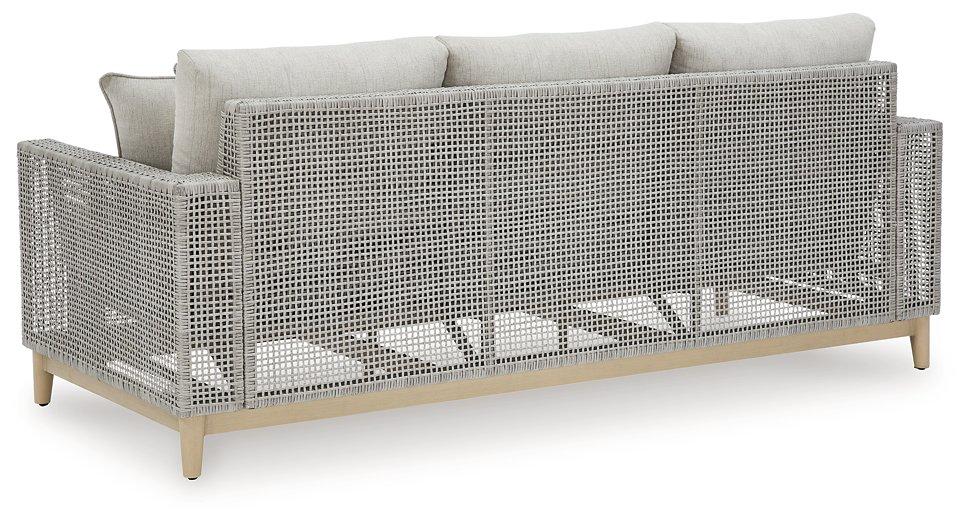 Seton Creek Outdoor Sofa with Cushion - Image 7