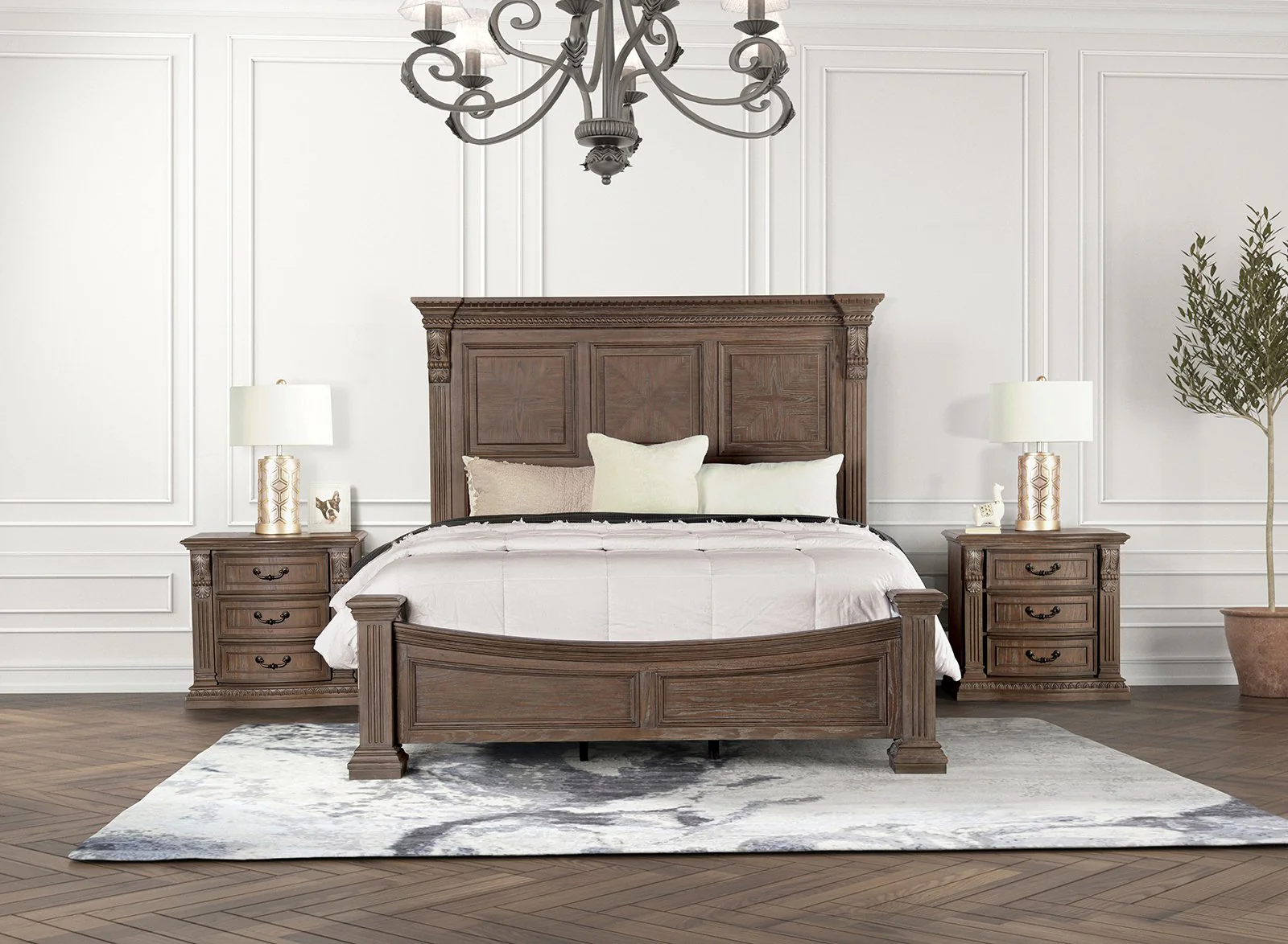 Sevenoaks 5 Pc. Queen Bedroom Set w/ 2NS - Image 2