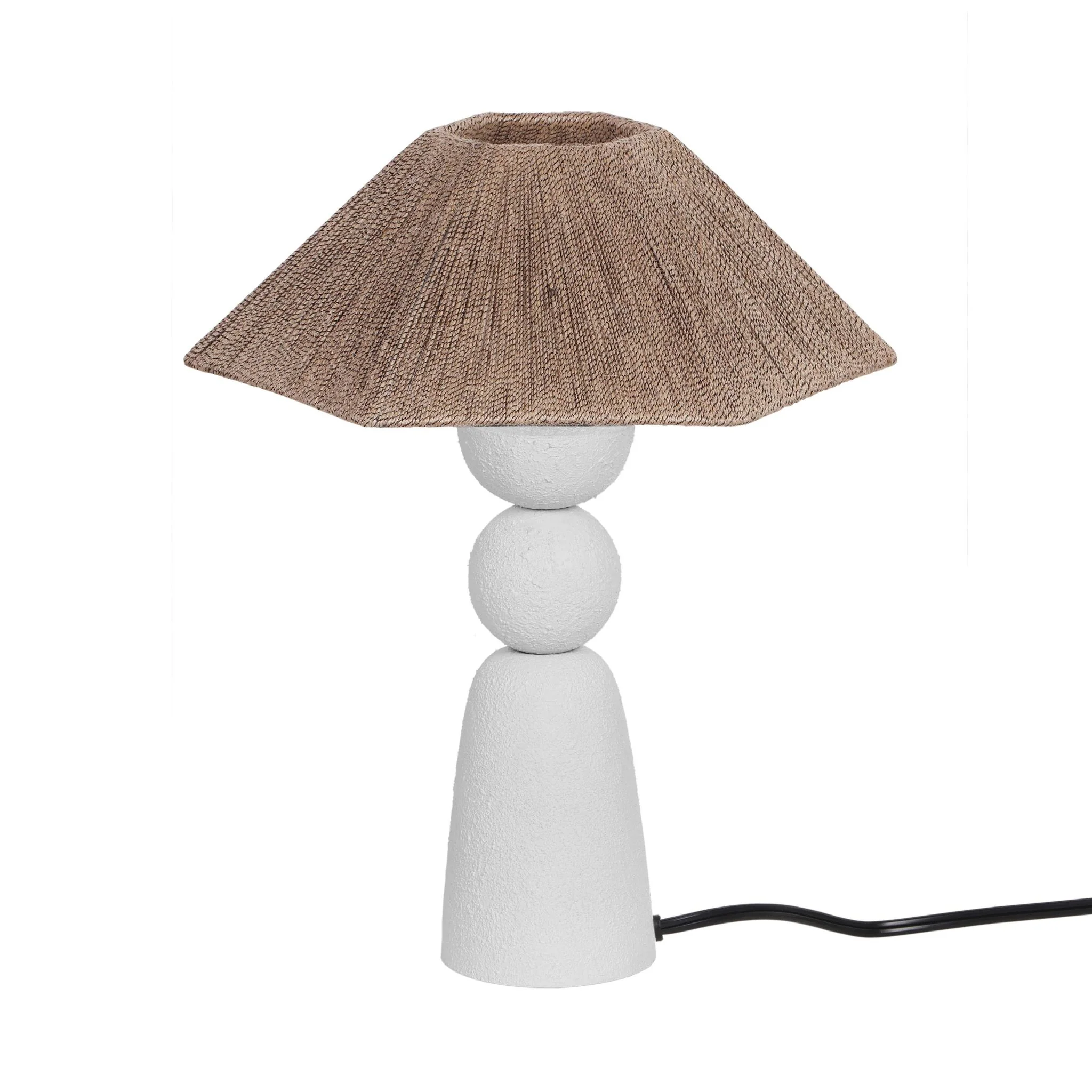 Shabby Natural Rope Table Lamp - Image 4