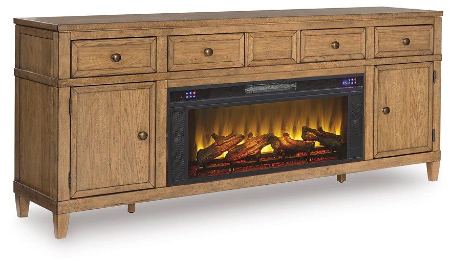 Sharlance 81" TV Stand with Electric Fireplace - Image 20