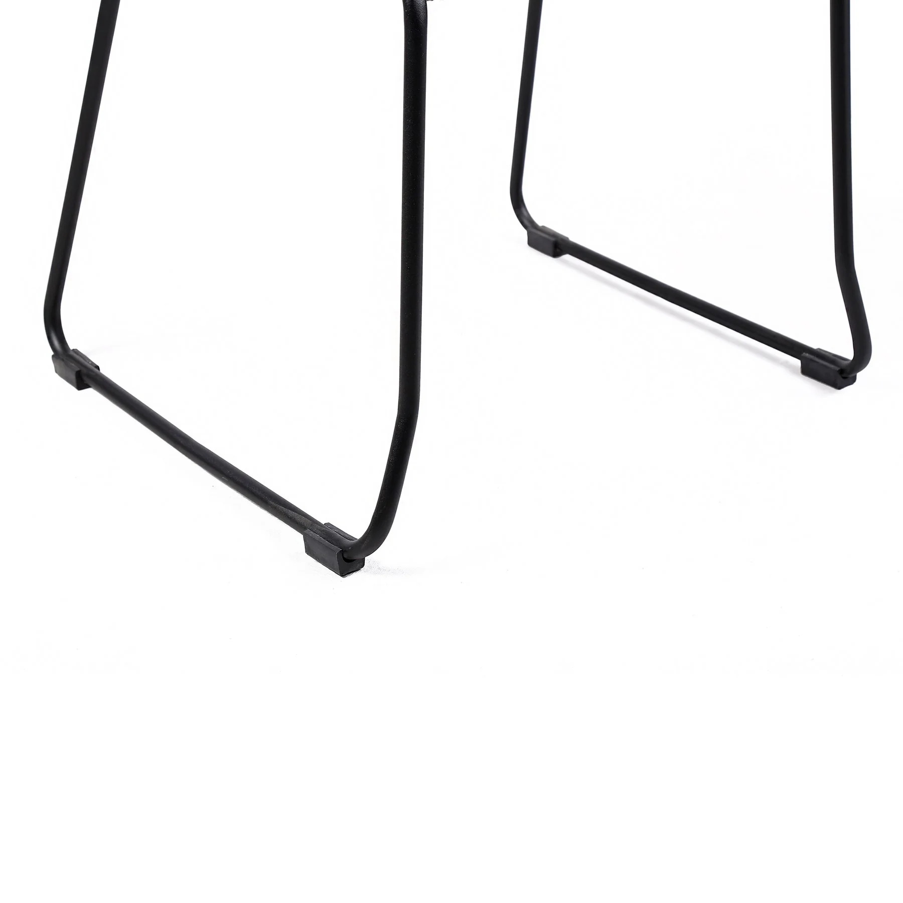 Shasta Outdoor Metal and Black Rope Stackable Dining Chair - Set of 2 - Image 8
