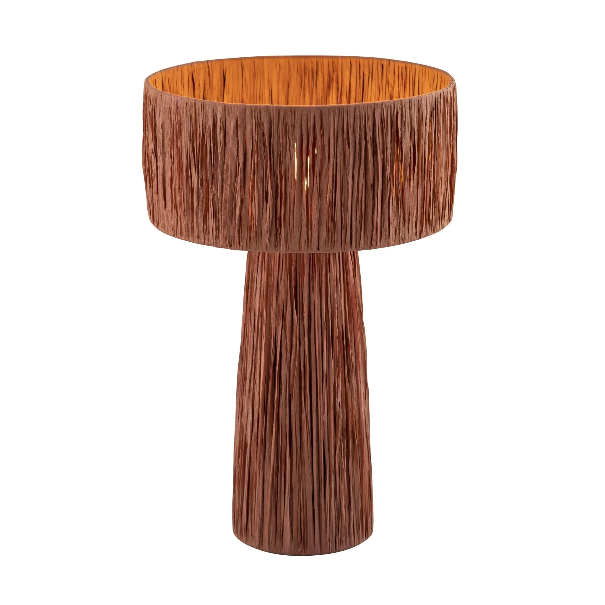 Shelby Raffia Brick Table Lamp - Image 4