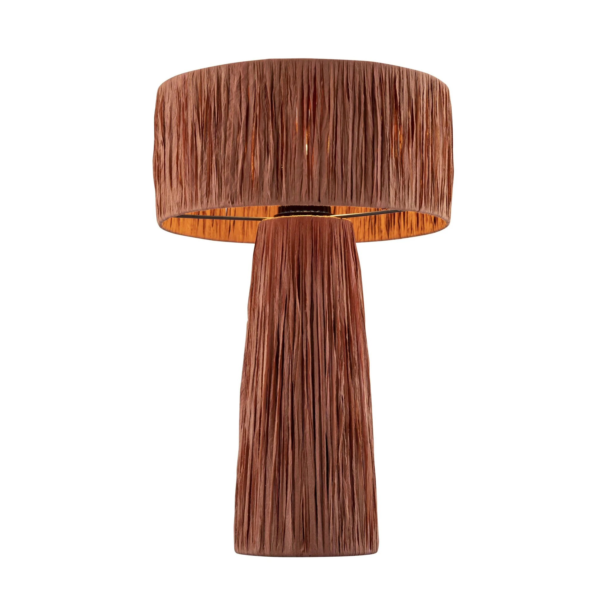 Shelby Raffia Brick Table Lamp - Image 5