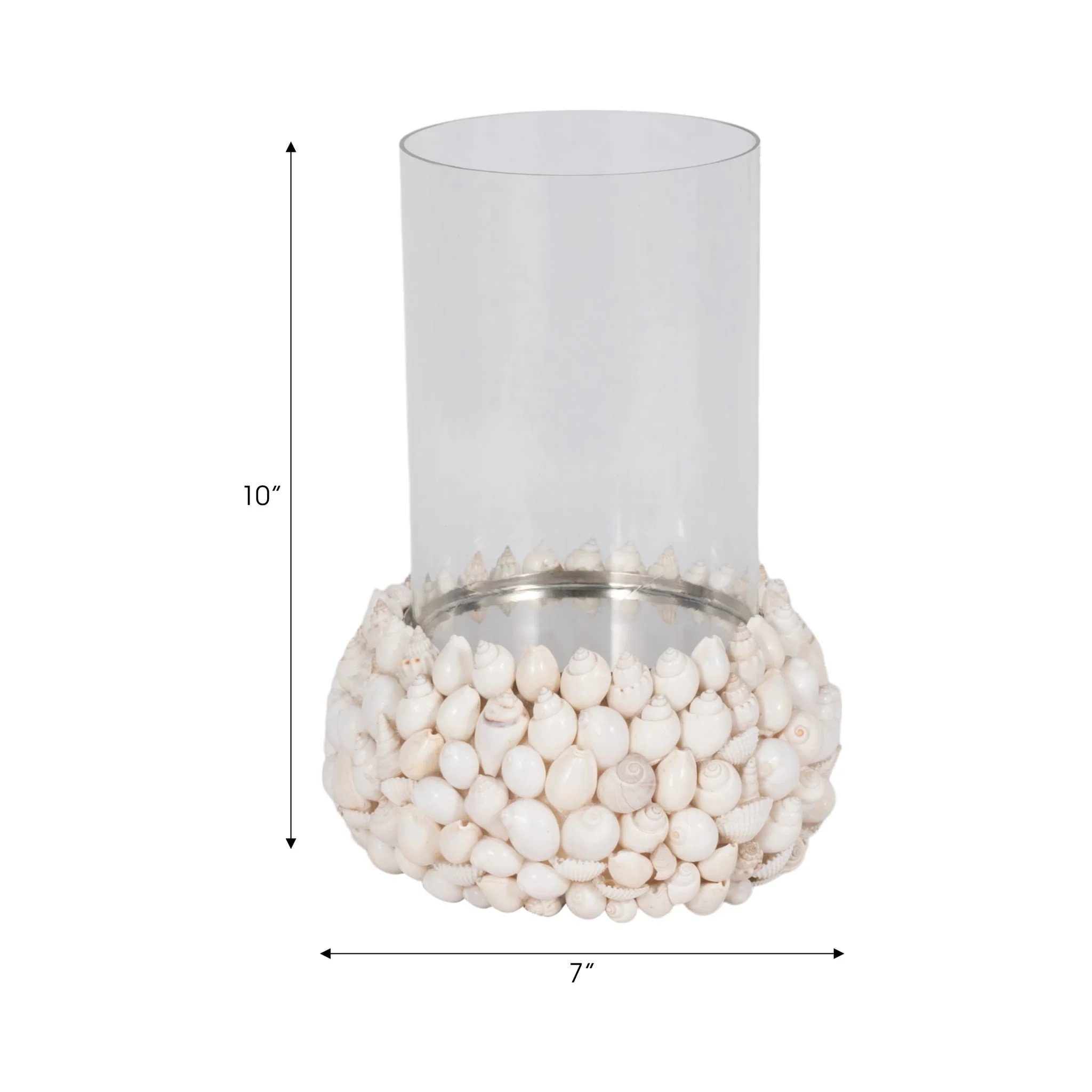 Shell, 10" Hurricane, White - Image 8