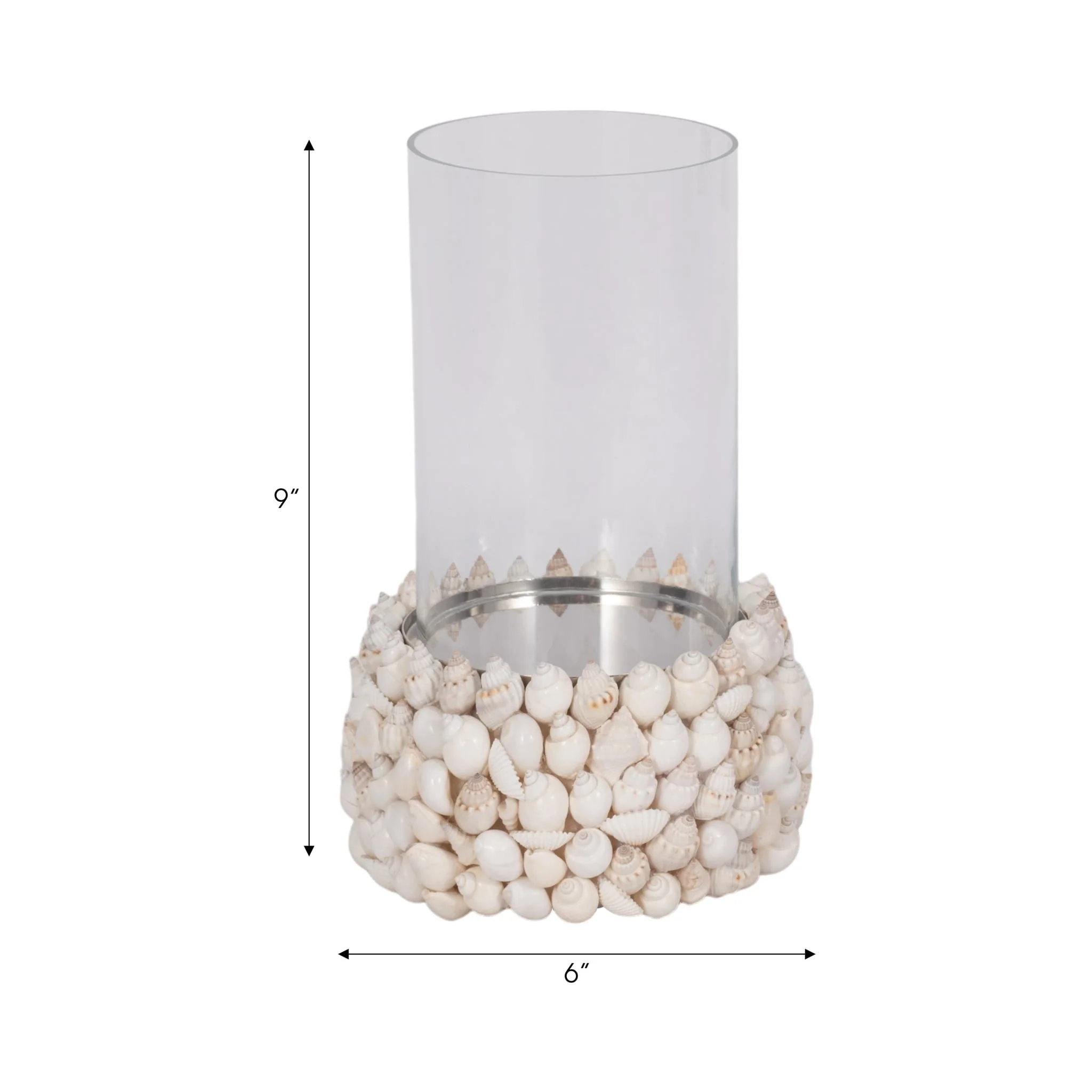 Shell, 9" Hurricane, White - Image 8