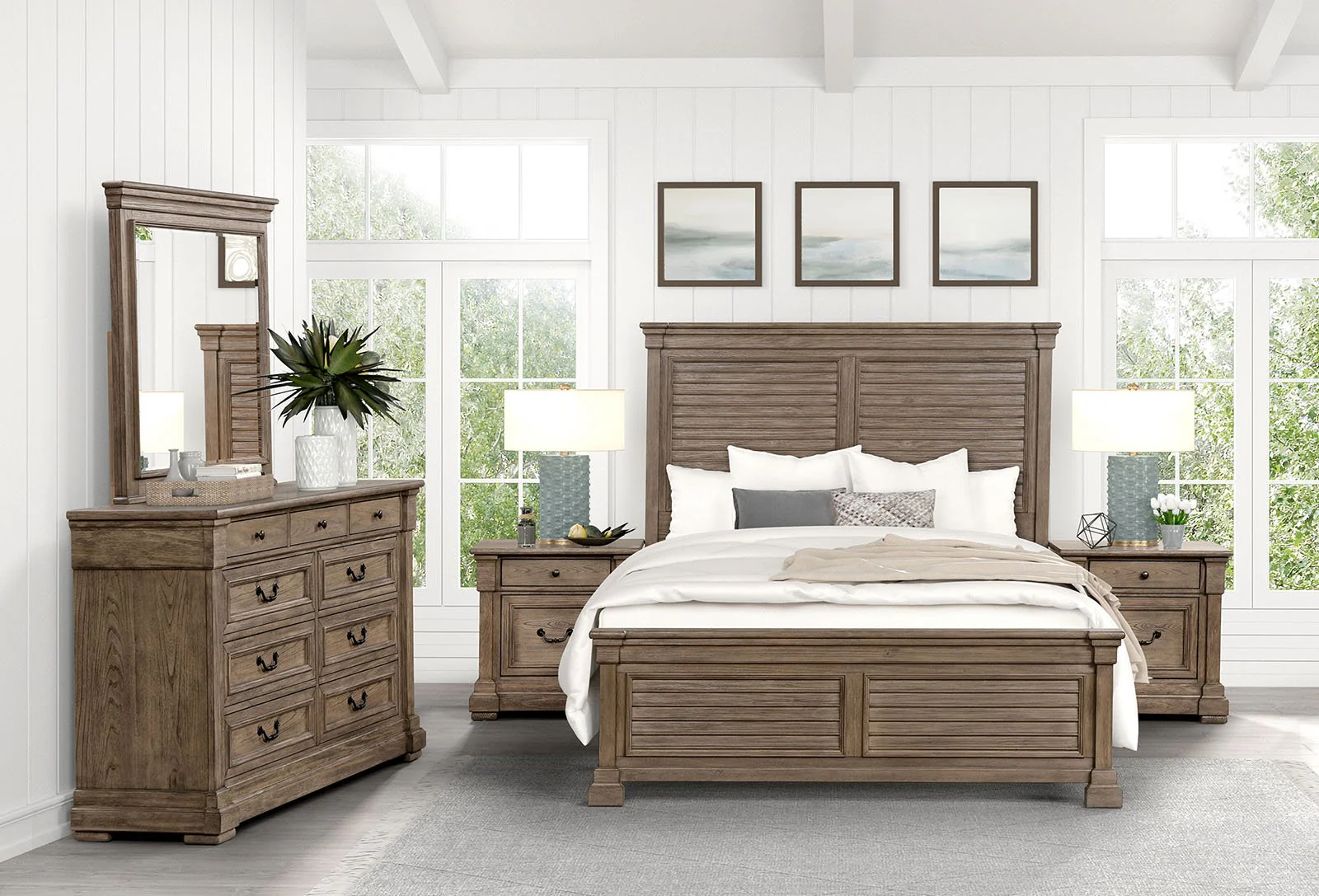 Sheringham 5 Pc. Queen Bedroom Set w/ Chest - Image 2