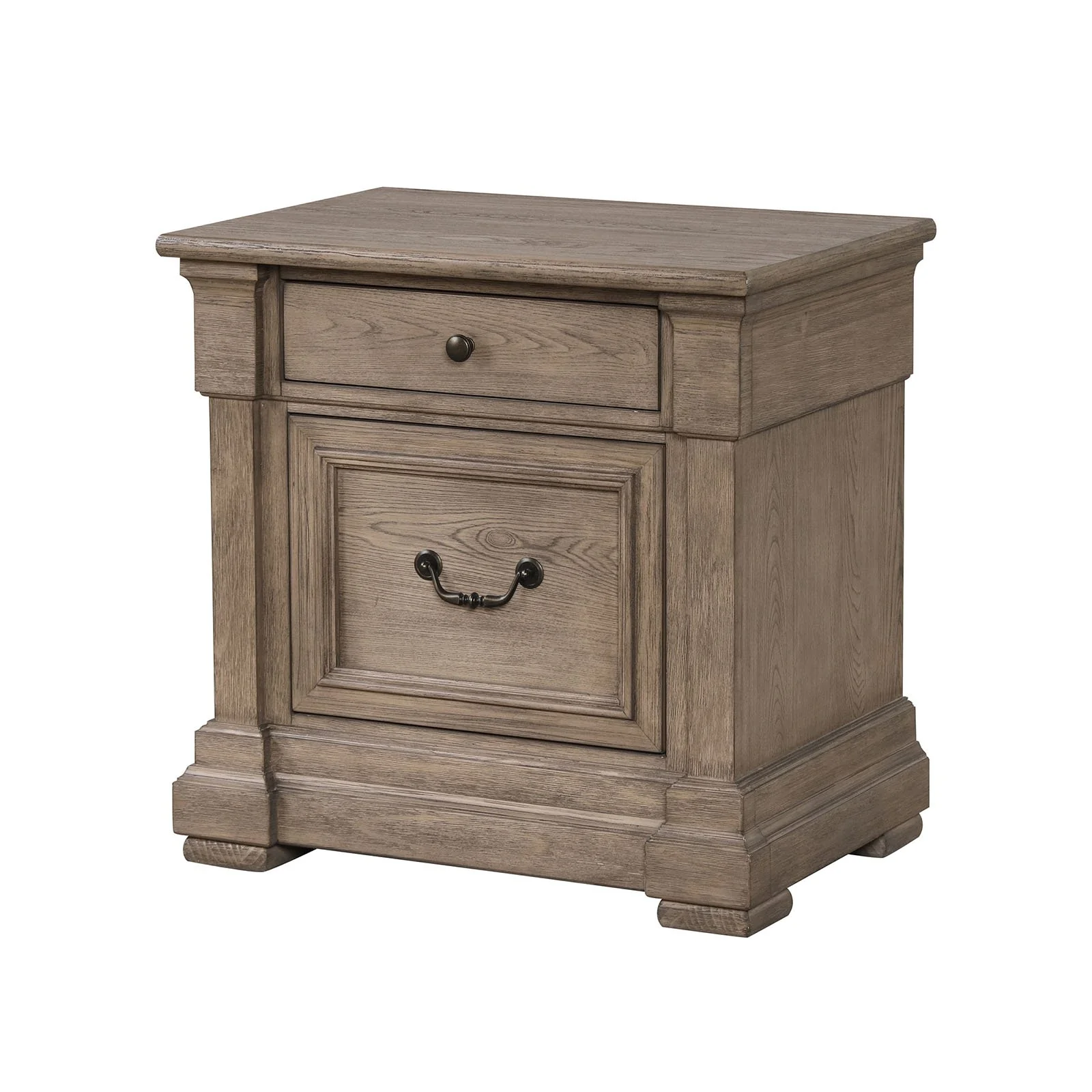Sheringham Nightstand, Weathered Gray - Image 3