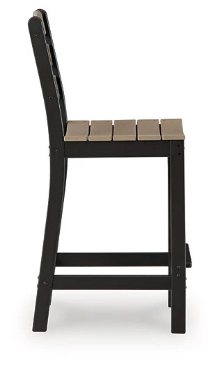 Shoreline Beach Outdoor Counter Table and 2 Barstools - Image 7