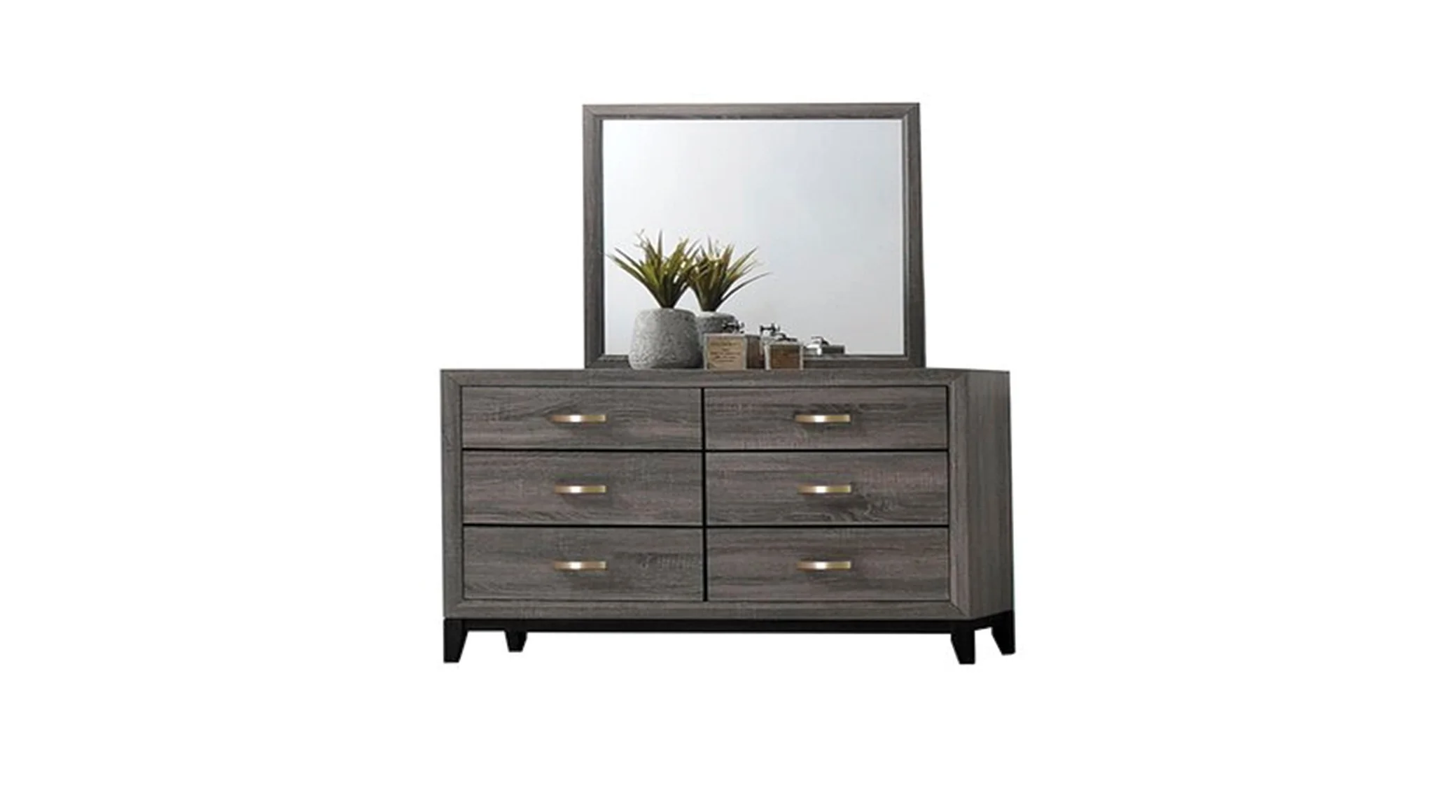 Sierra 4 Pc Queen Bed Gray - Image 11