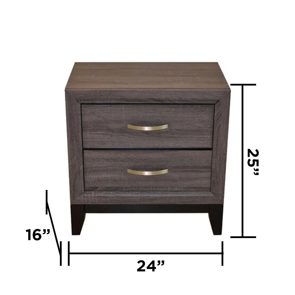 Sierra 4 Pc Queen Bed Gray - Image 13