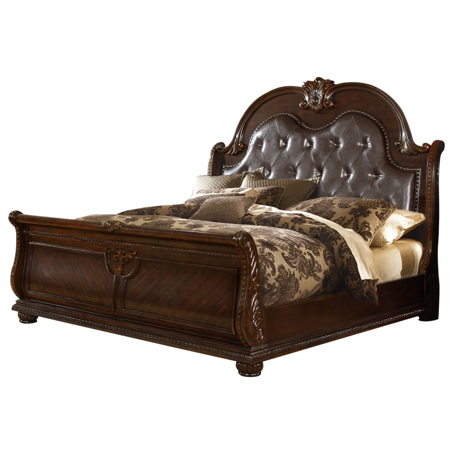 Sierra 5 Pc king Bed Gray - Image 3