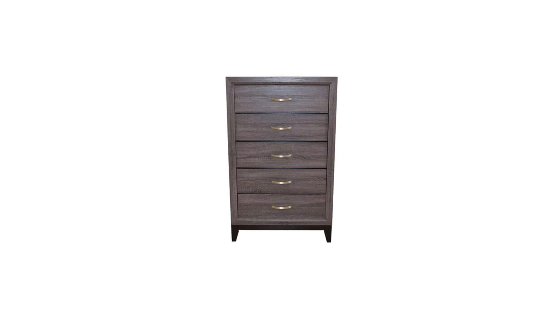 Sierra 5 Pc Queen Bed Gray - Image 16