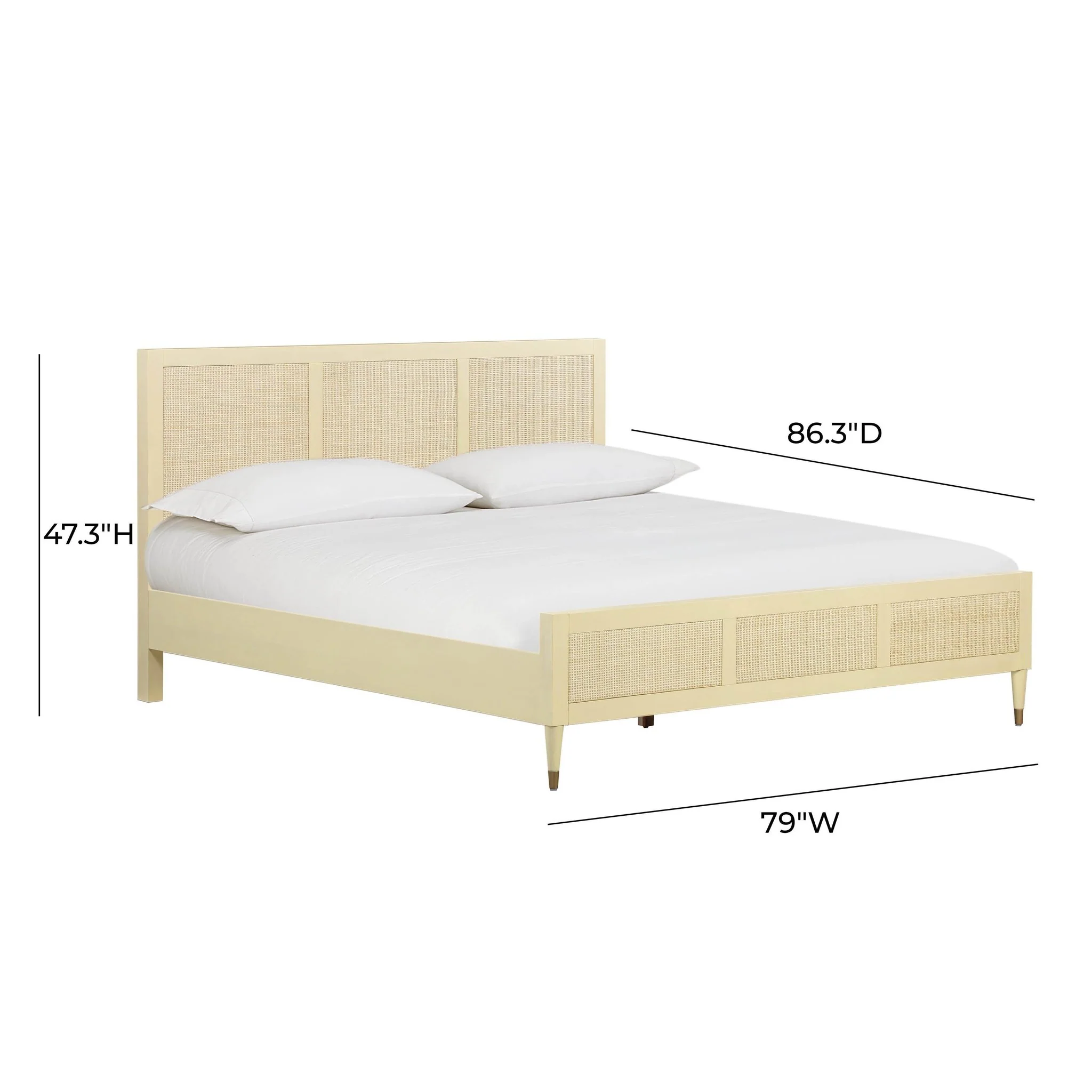 Sierra Buttermilk Bed in King - Image 8