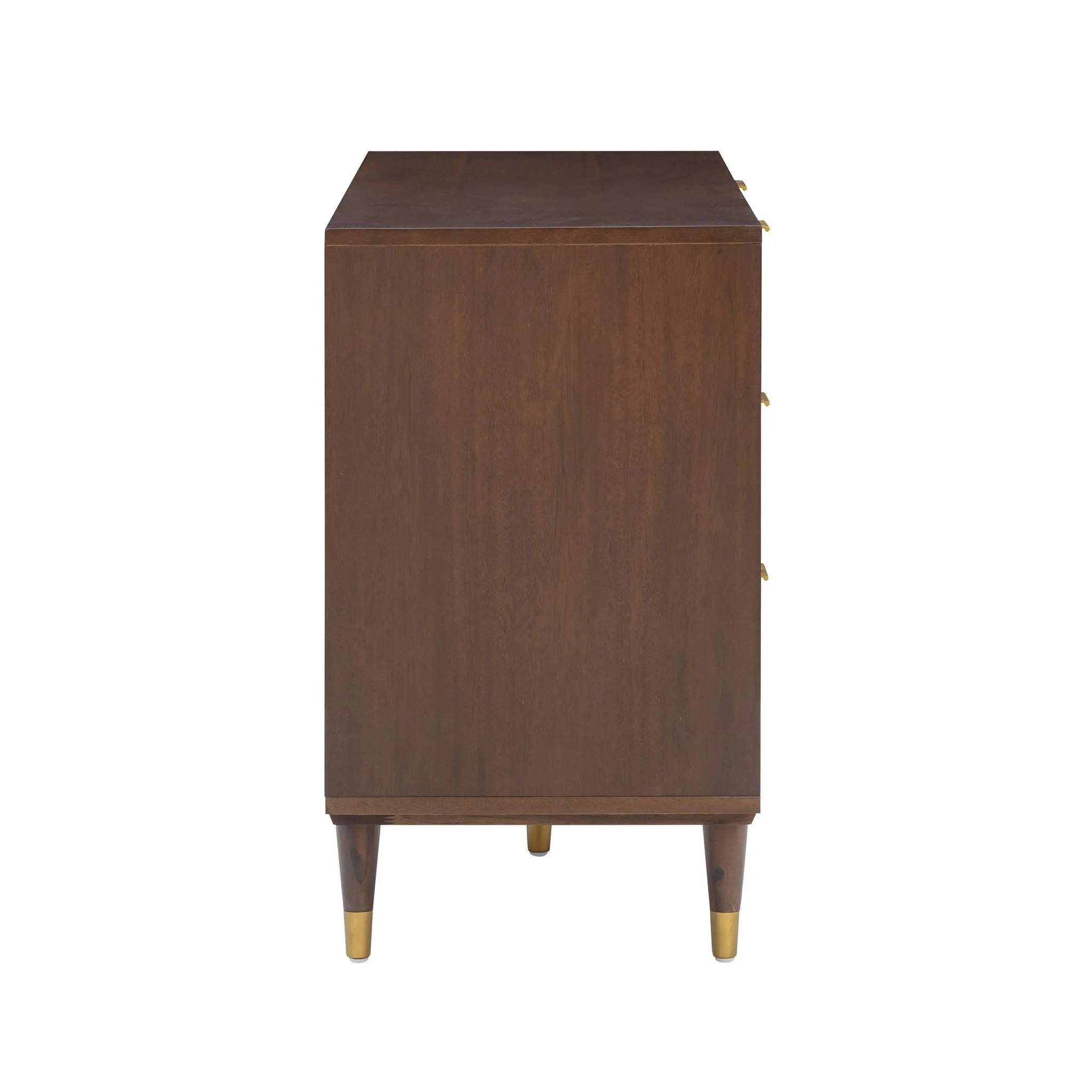 Sierra Dark Chocolate Brown 6 Drawer Dresser - Image 4