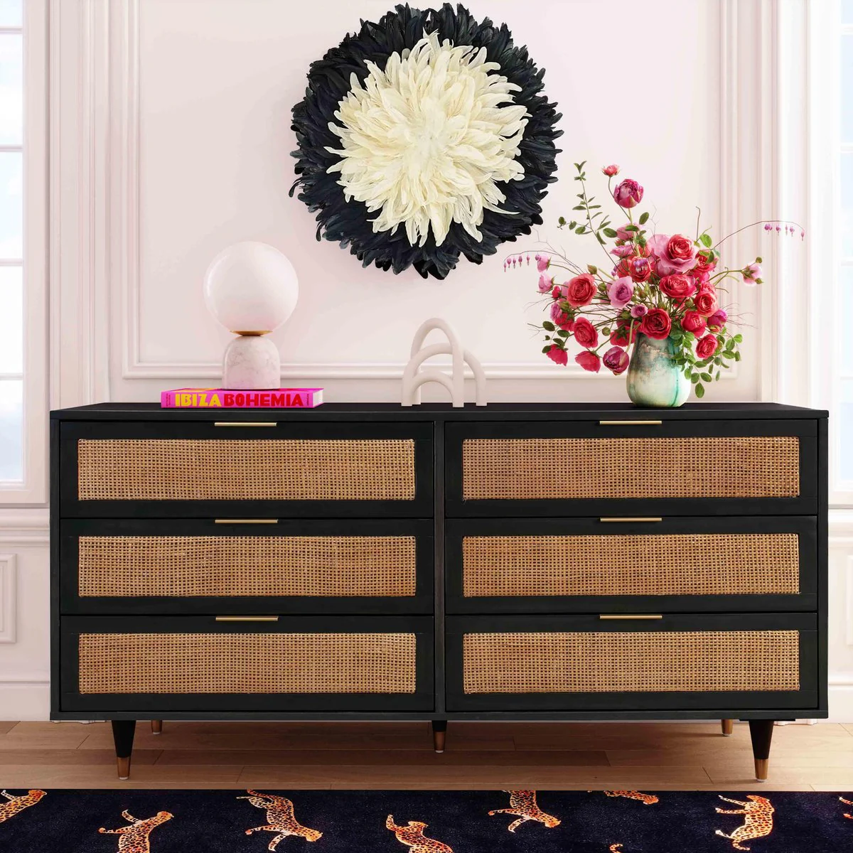 Sierra Noir 6 Drawer Dresser - Image 2