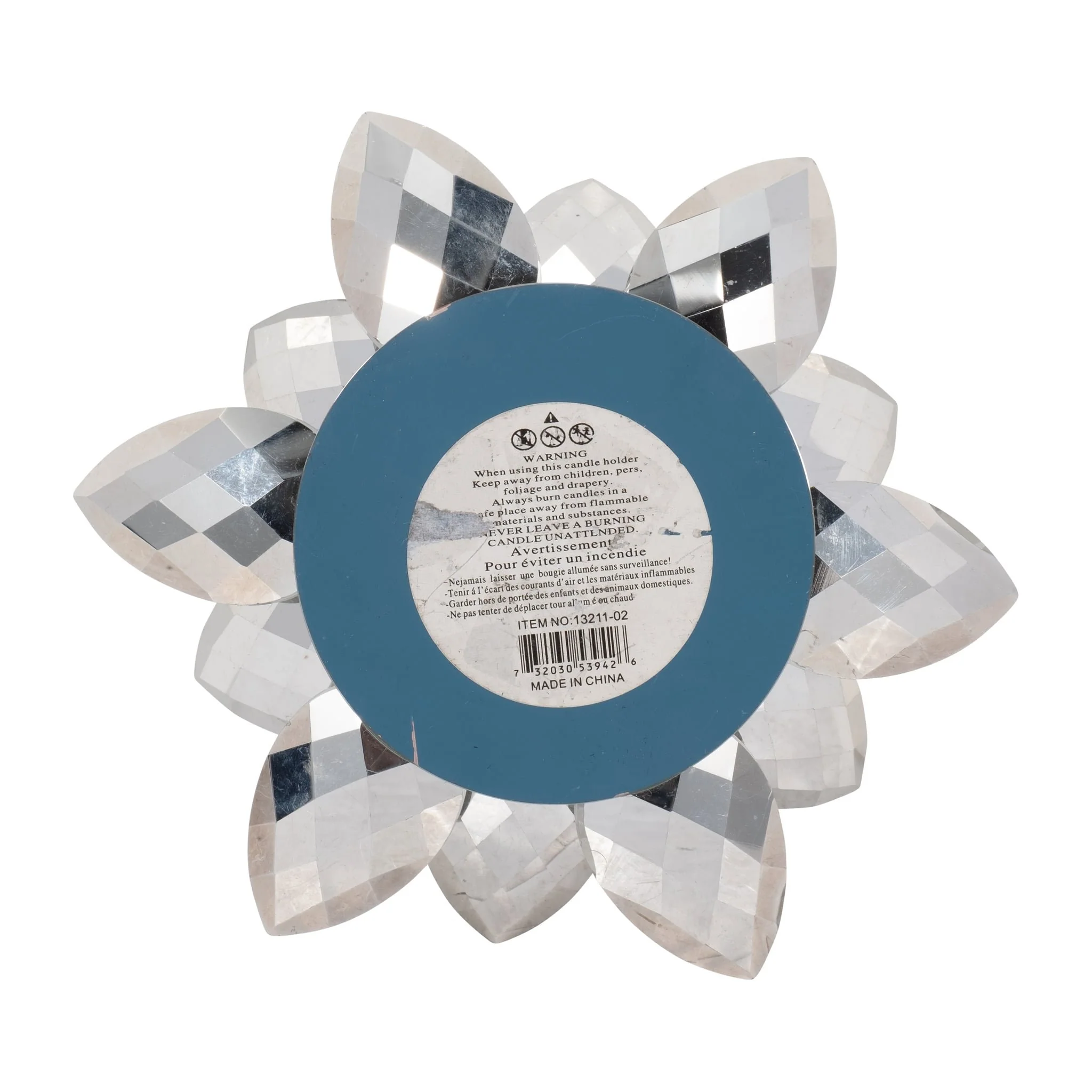 Silver Crystal Votive Candle Holder 6 - Image 6