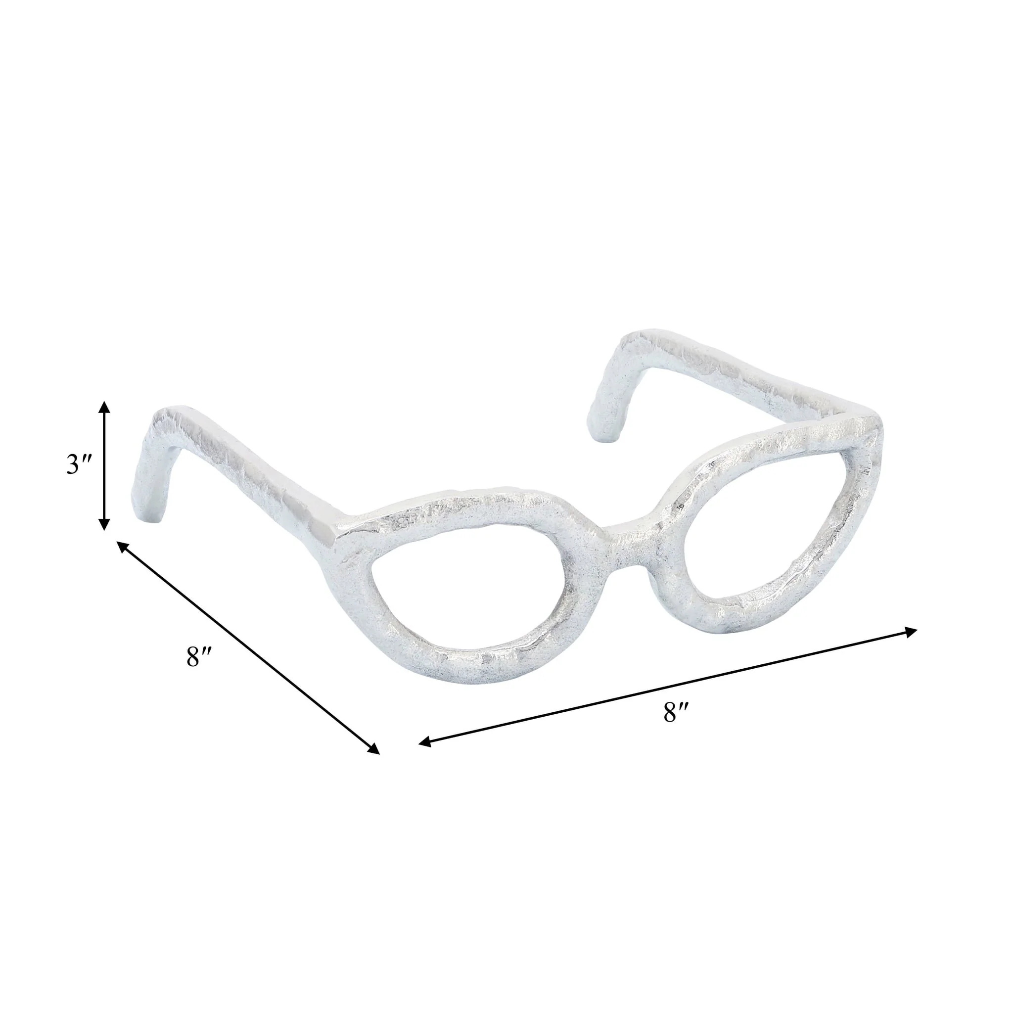 Silver Glasses Sculpture - Image 2
