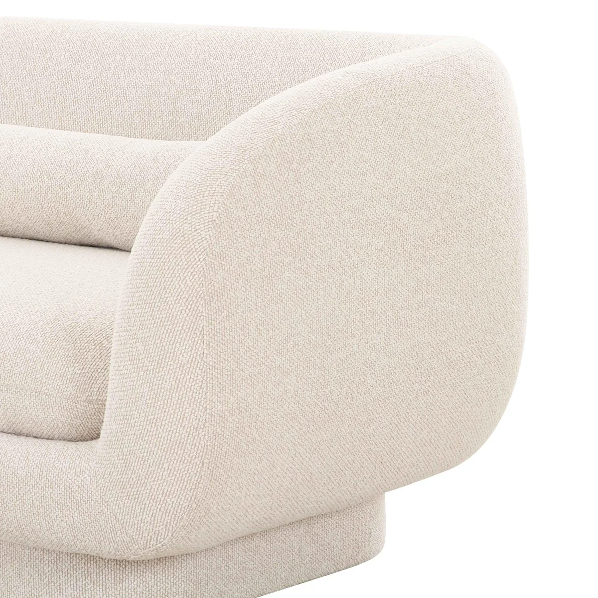 Simone Cream Boucle Sofa - Image 4