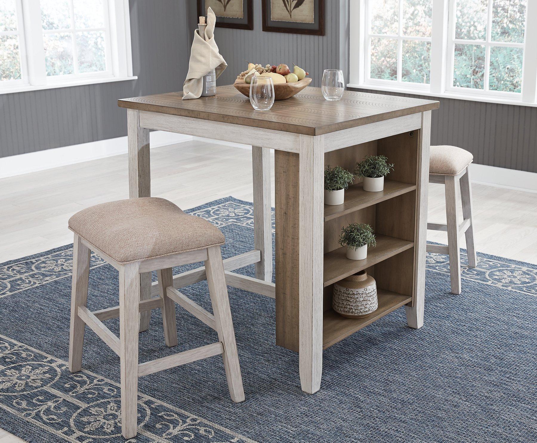 Skempton Counter Height Dining Table and Bar Stools (Set of 3) - Image 5