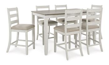 Skempton Counter Height Dining Table and Bar Stools (Set of 7) - Image 3