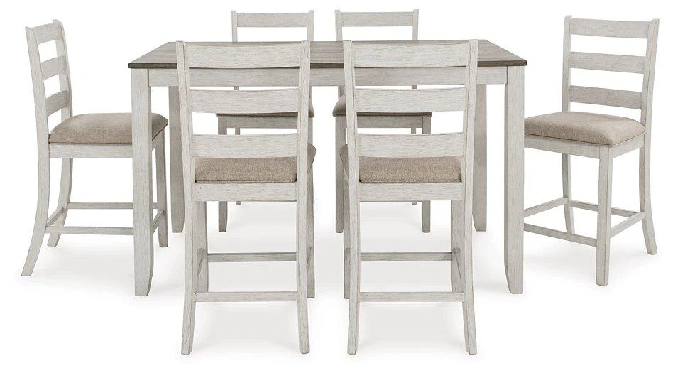 Skempton Counter Height Dining Table and Bar Stools (Set of 7) - Image 5
